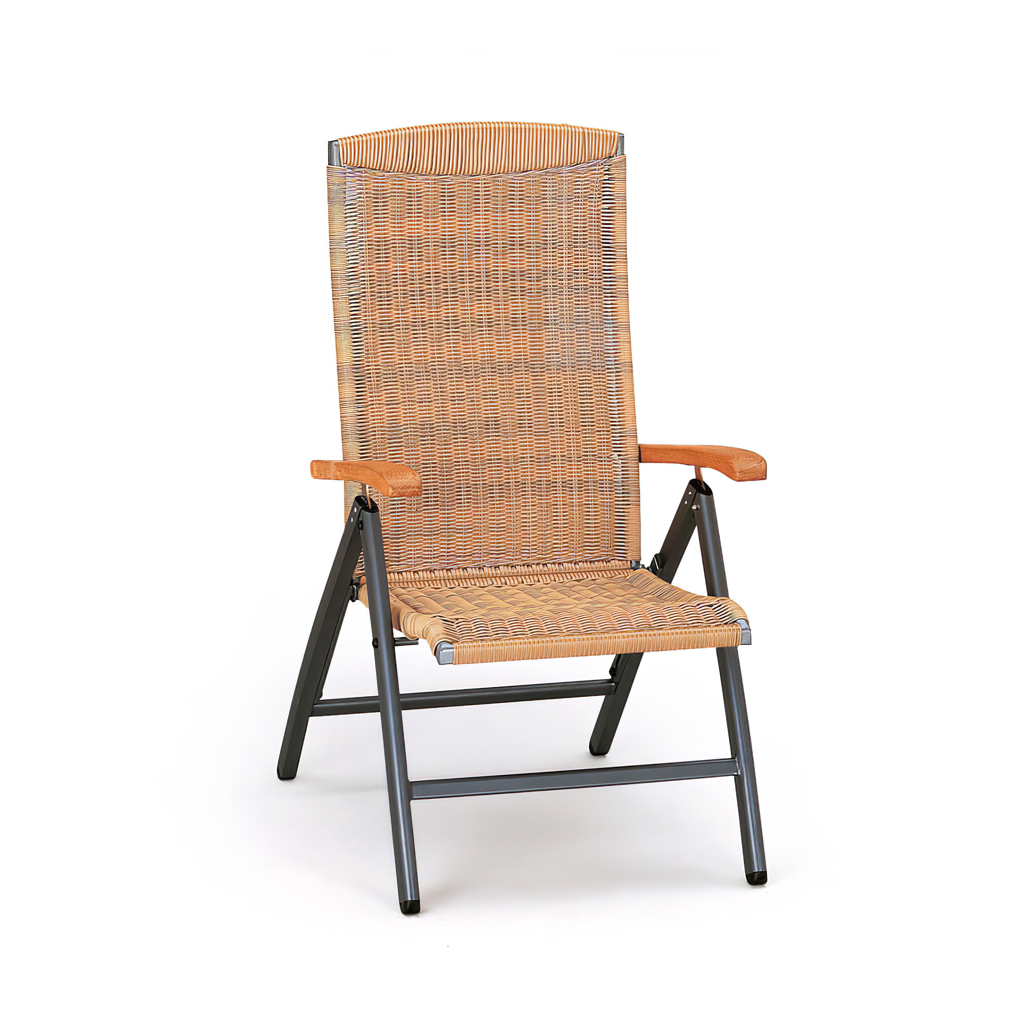 Gartenstuhl klappbar mit hoher Rückenlehne - Grigan Gartenstuhl