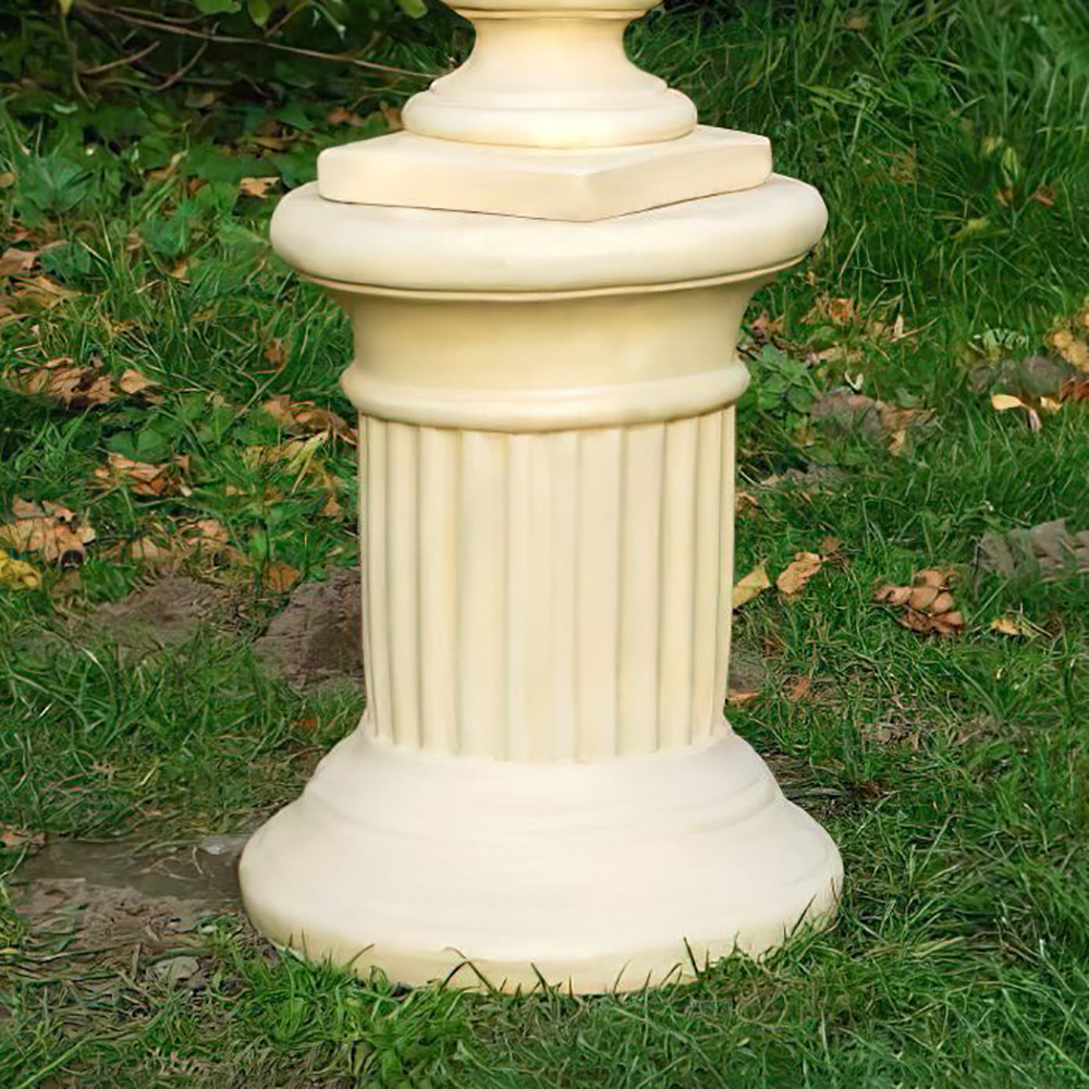 Klassische Steinguss Säule für den Garten - rund - Neilos / Etna