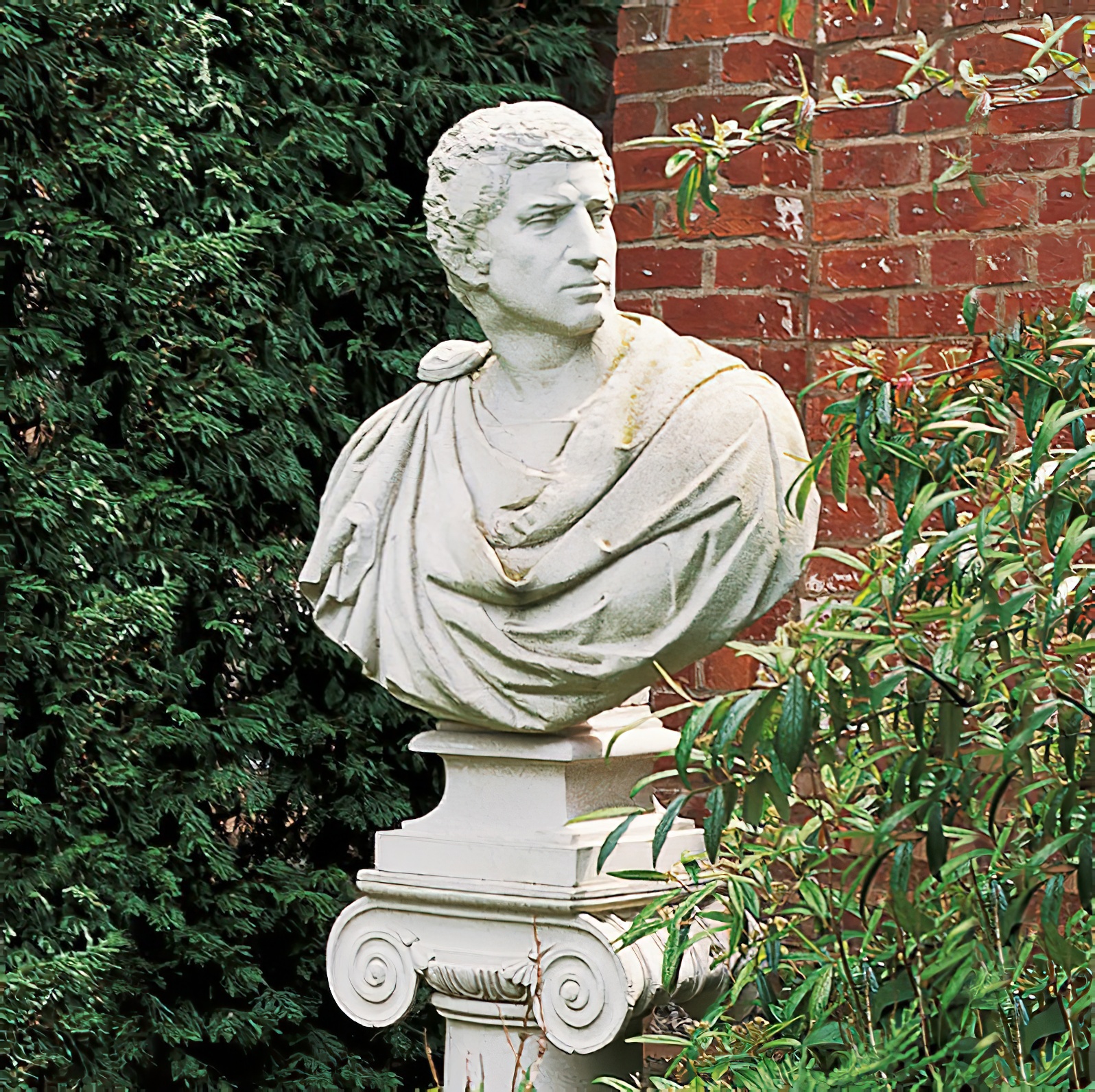 Garten Steinbüste kaufen - Brutus / Sand