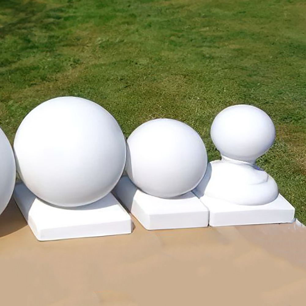 Kleine Abdeckung für Balustraden Pfeiler aus Steinguss - verschiedene Größen - Ethia / Etna / 15cm