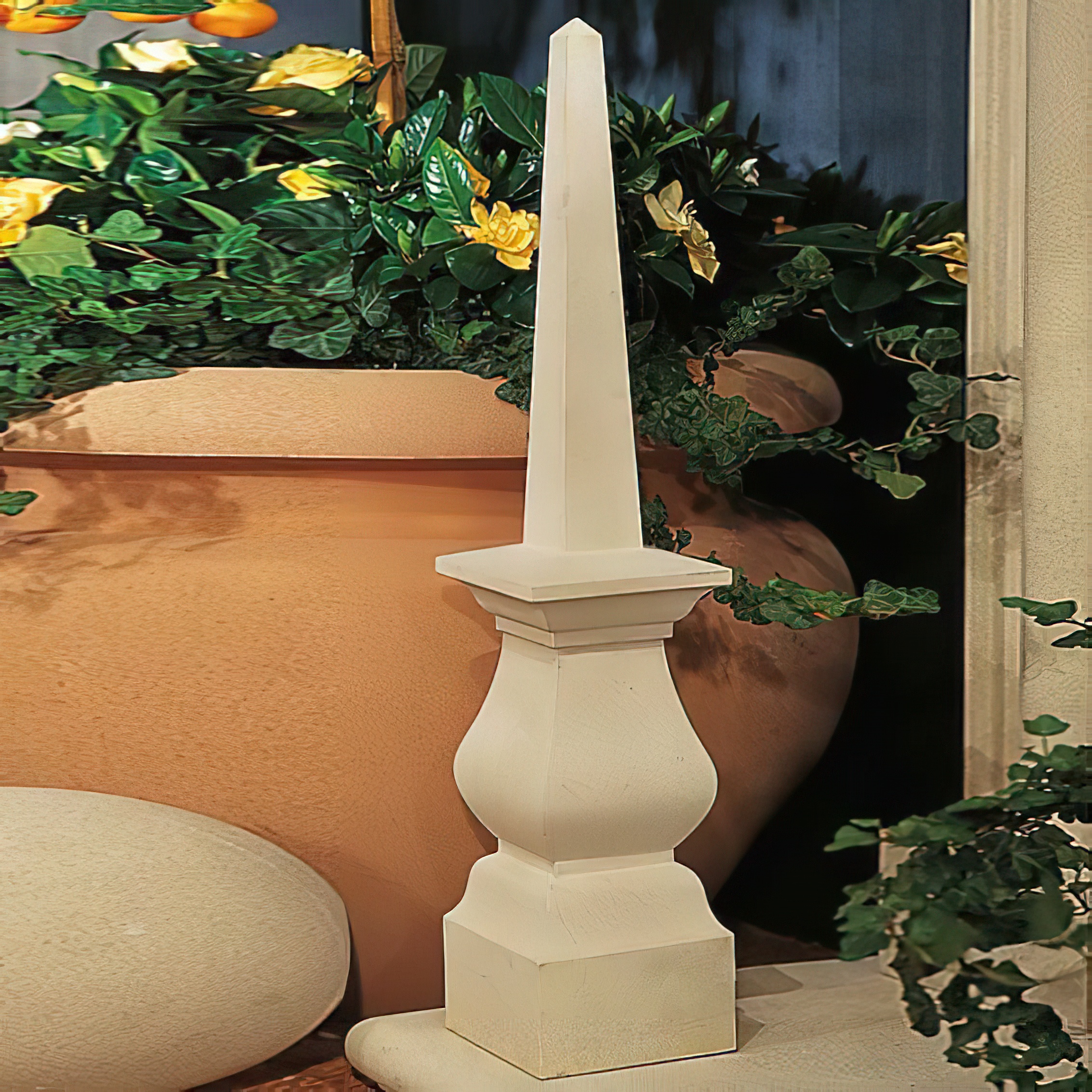 Garten Obelisk aus Stein - Luxor / Sand