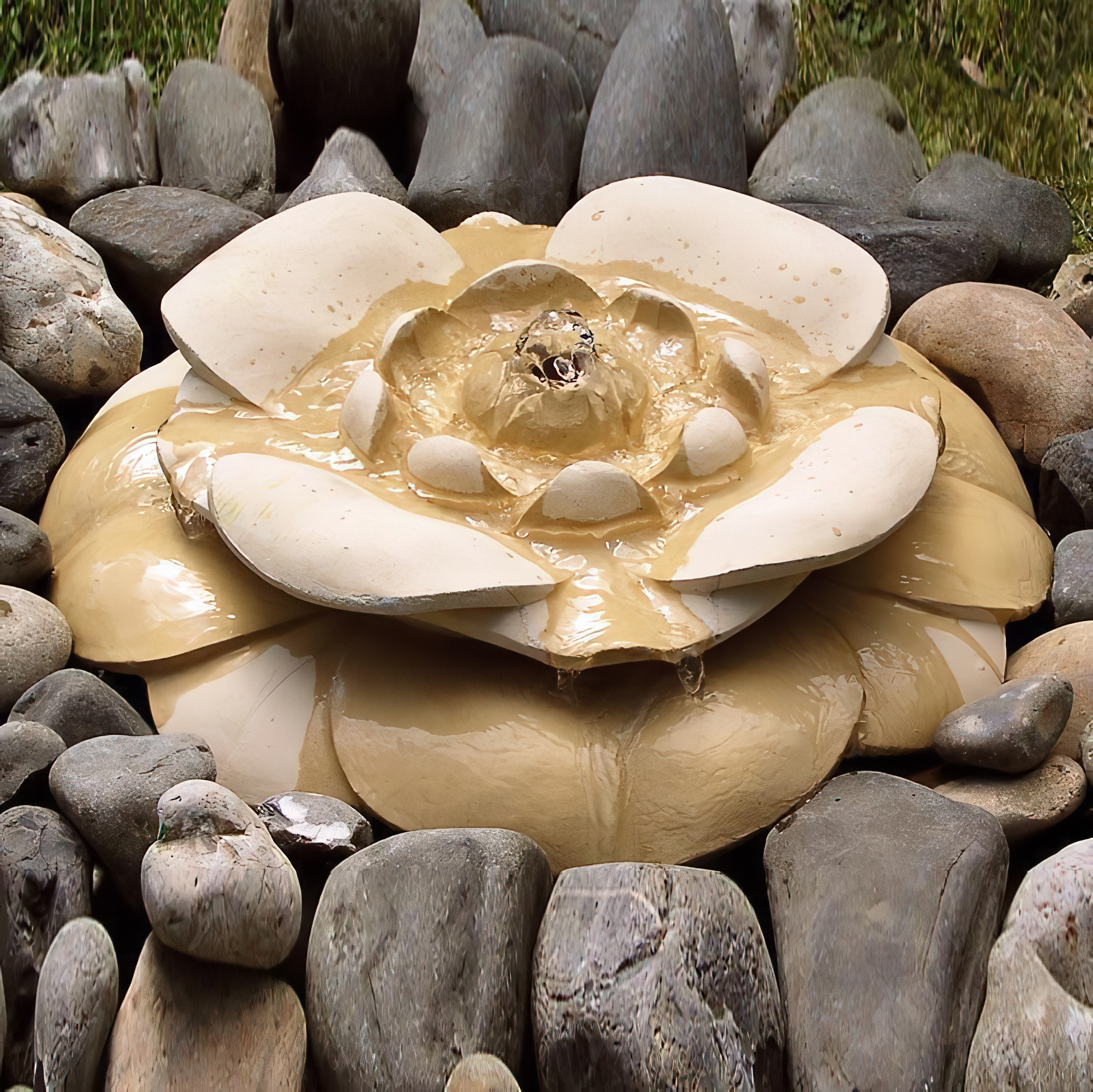 Wasserspiel für den Garten - Little Nymphea / Sand