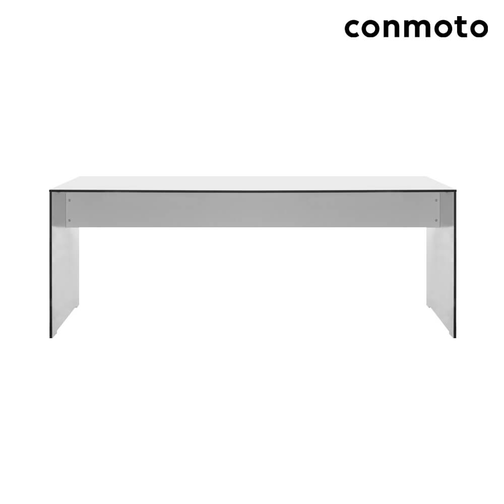 Table de jardin grise simple au design épuré, idéale pour mobilier de jardin