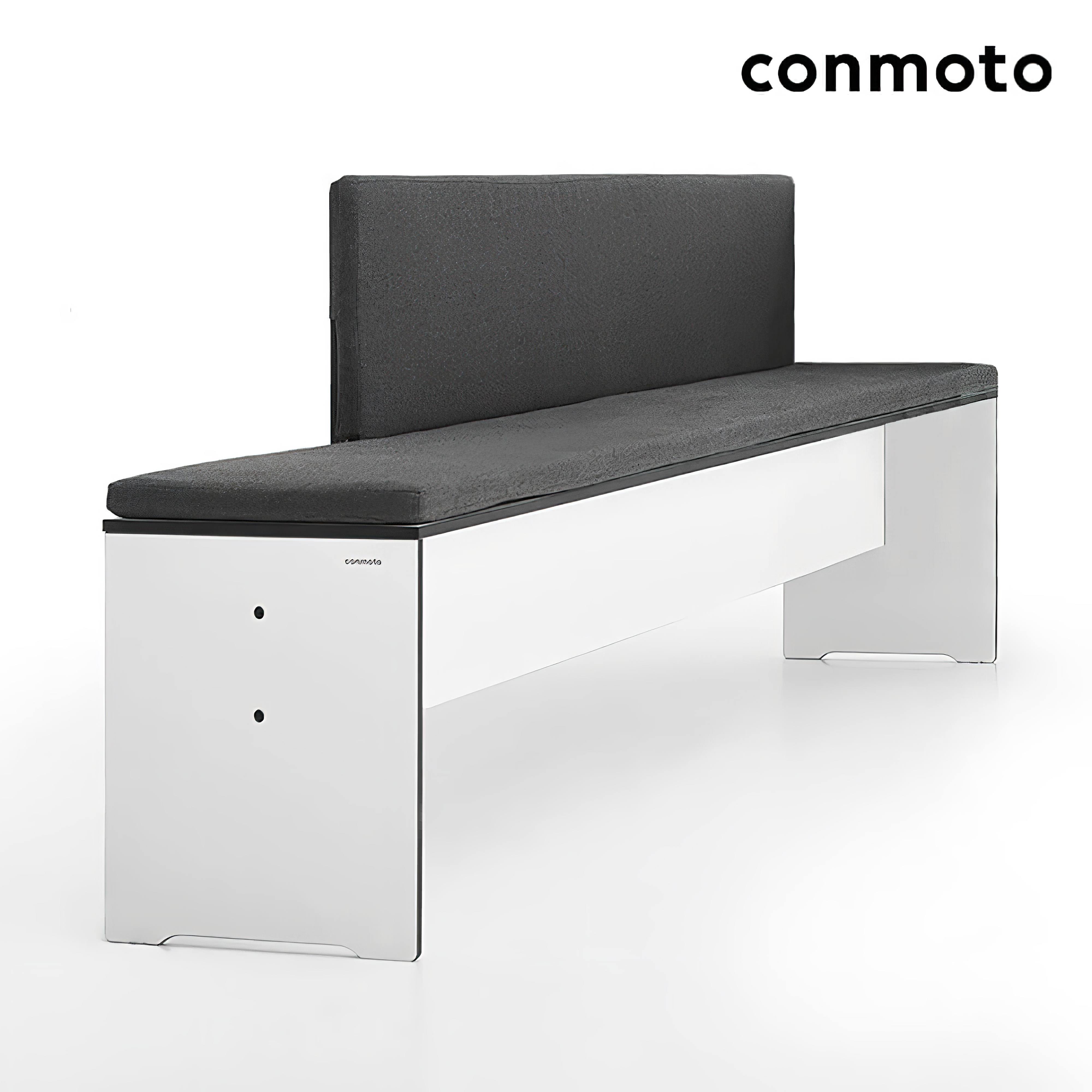 Outdoor Rückenkisssen für Gartenbänke - Riva Rückenkissen / 5x120x30cm (HxBxT) / Auflage anthrazit