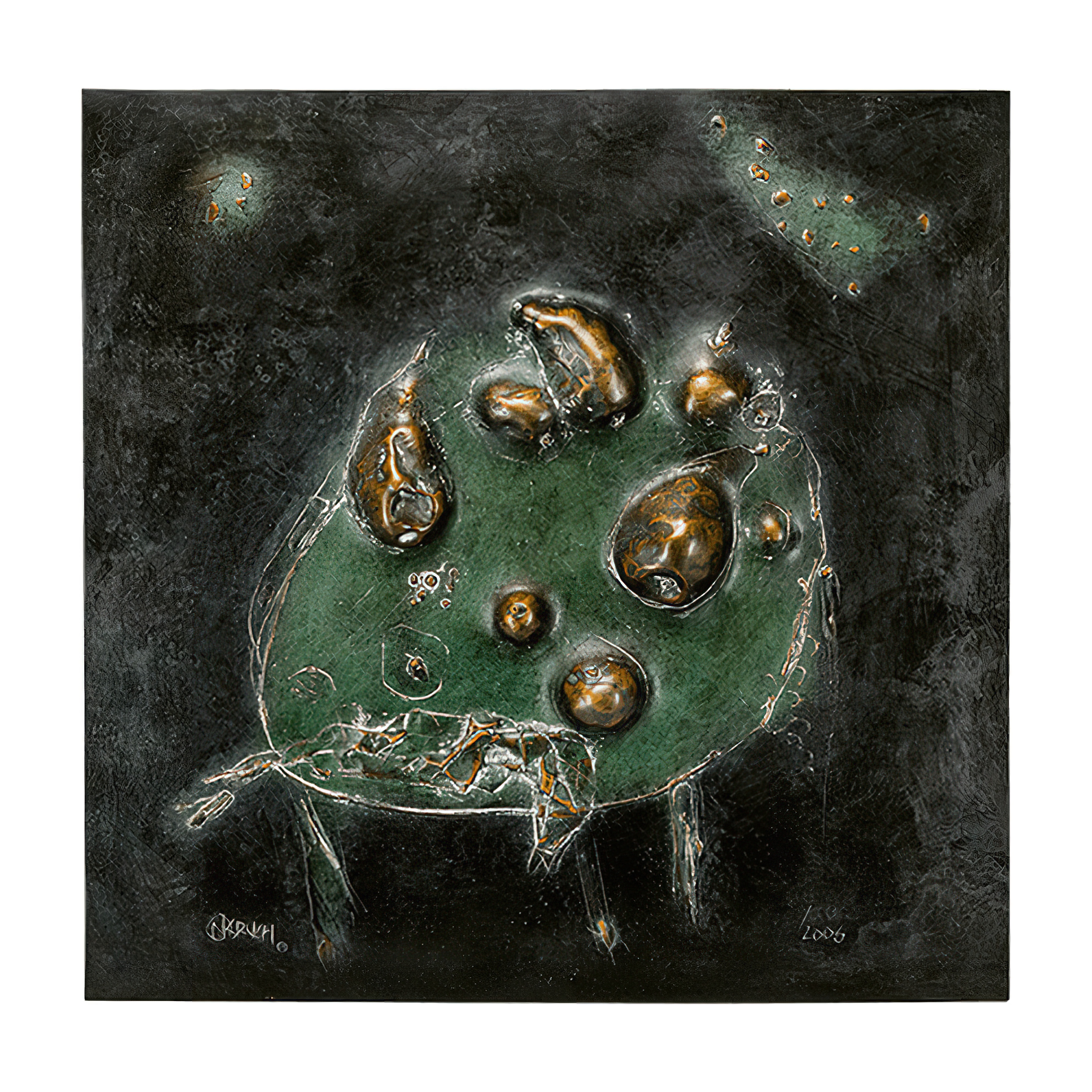 Outdoor Wandrelief Birnen - limitierte Künstlerarbeit - Relief Stillleben