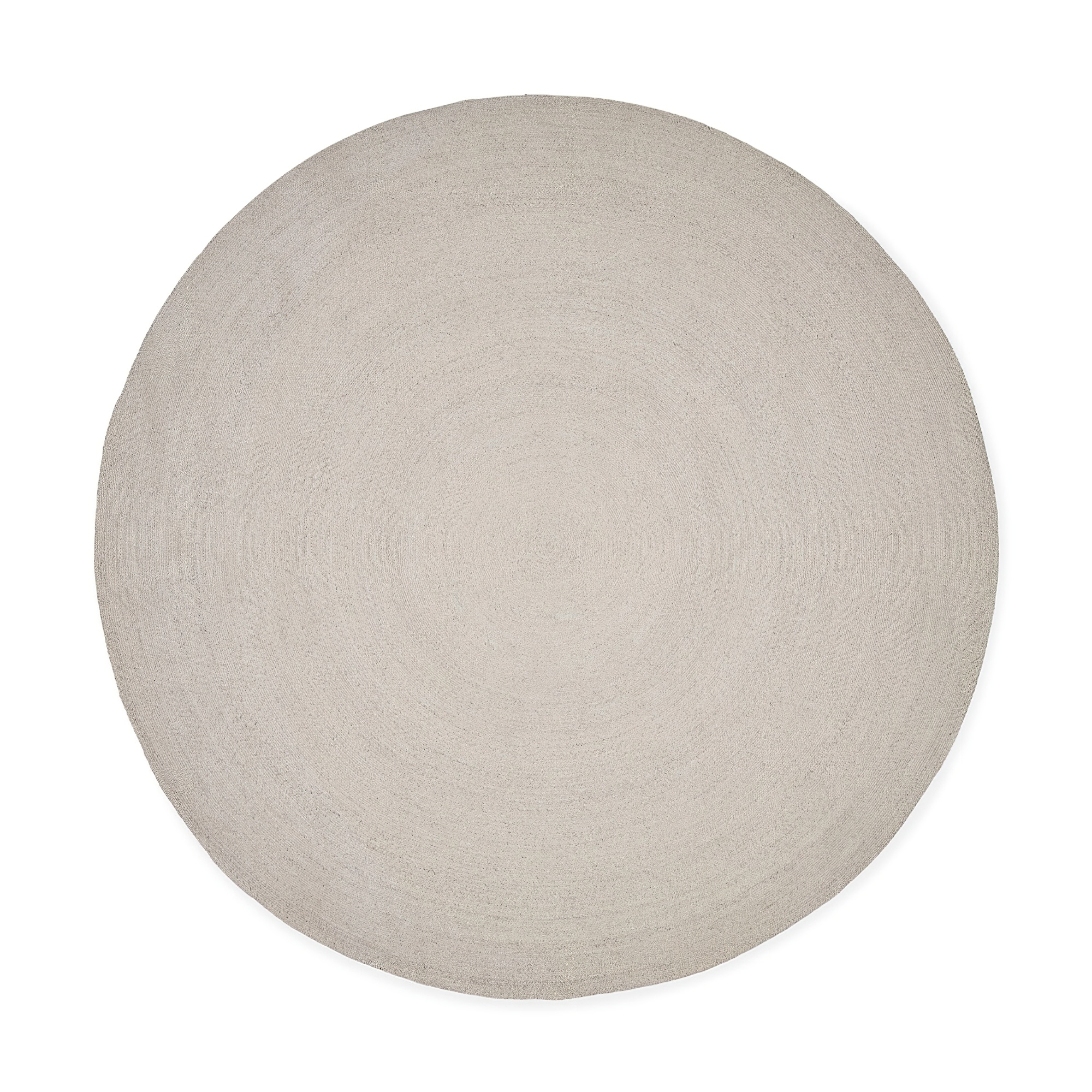 Runder Outdoor Teppich 300cm aus recyceltem PET - Mareno / Beige