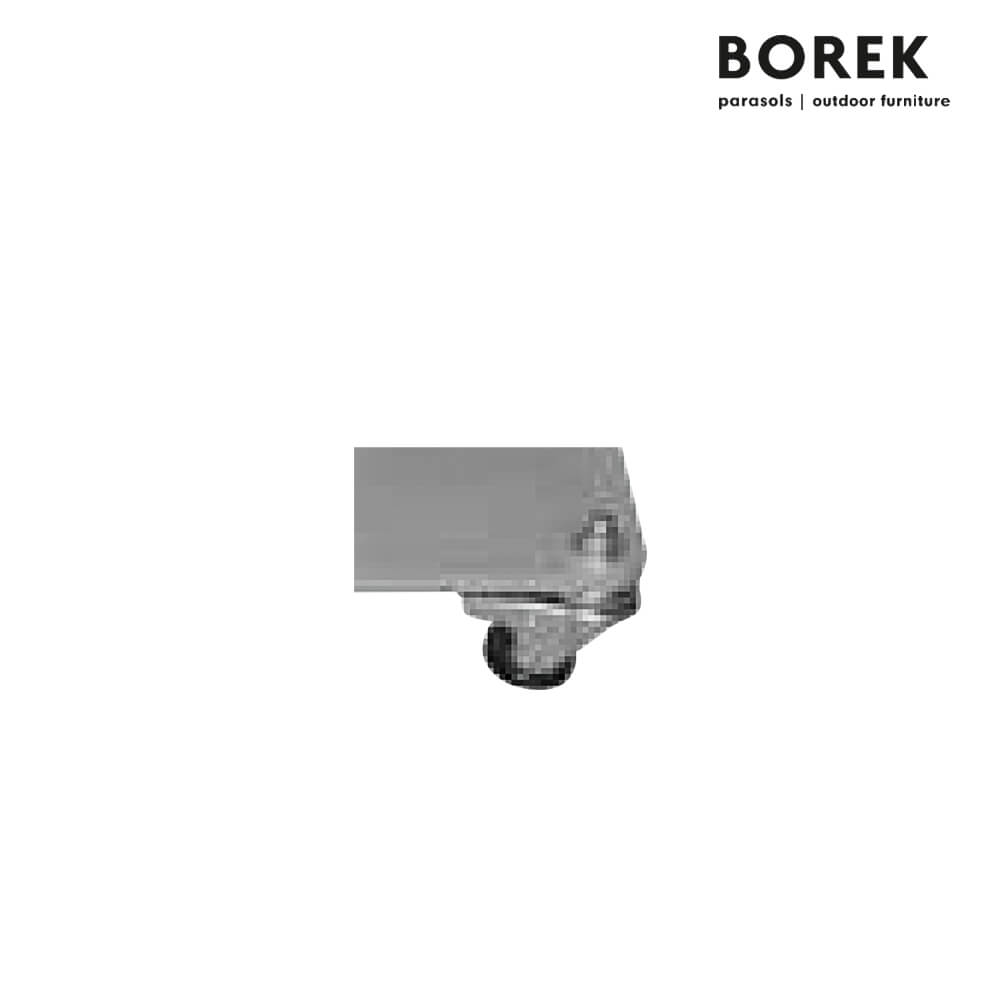 Rollen für Schirmständer aus Stahl von Borek - Rollen für Stahl Schirmständer