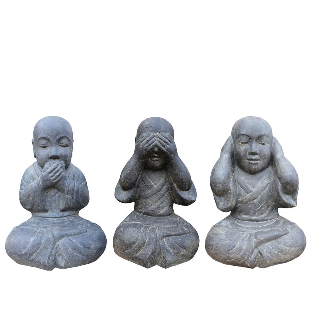 Set Drei Mönche "Nichts sehen, nichts hören, nichts sagen" - Citra