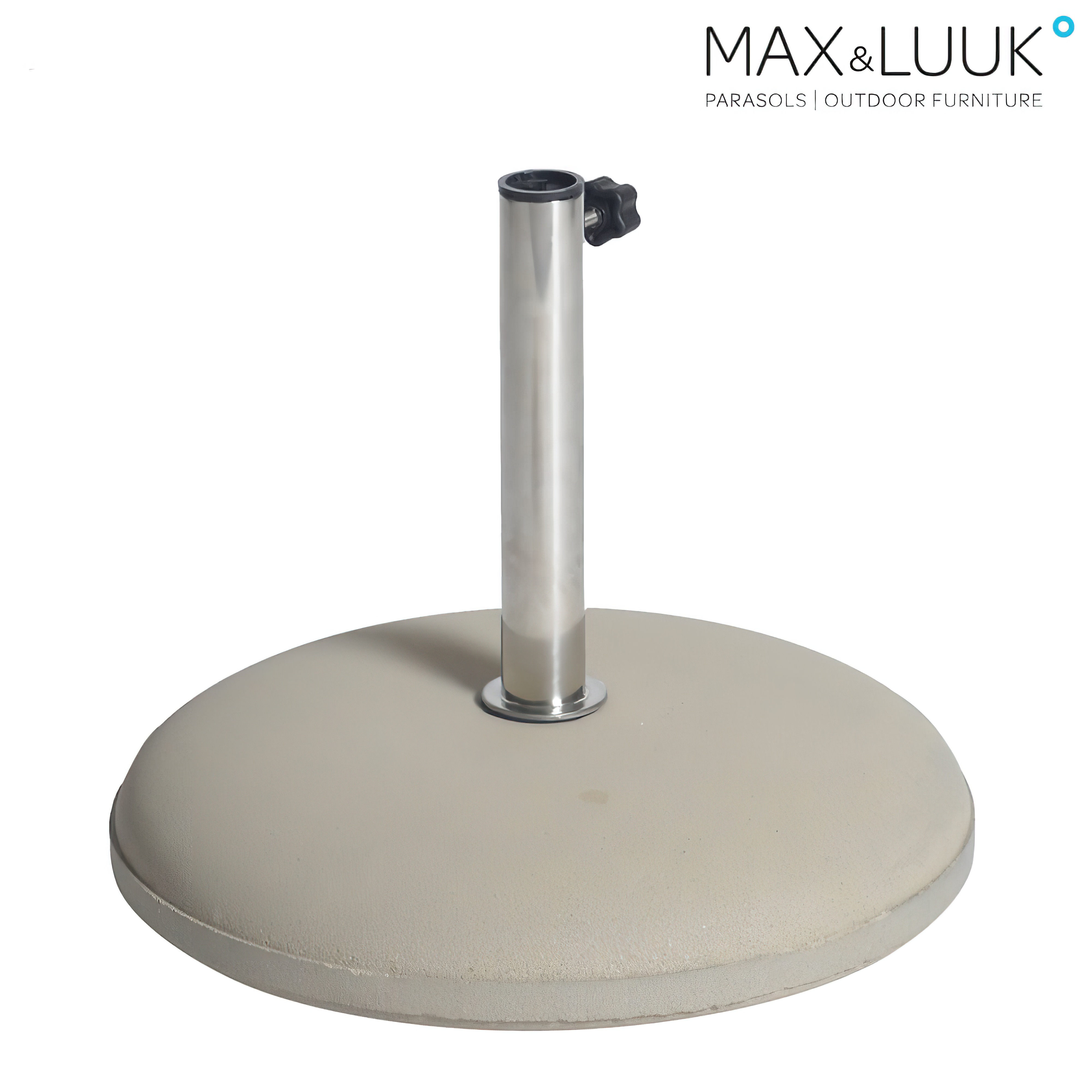 Beton Schirmständer mit Stahlrohr - Max&Luuk - Schirmständer
