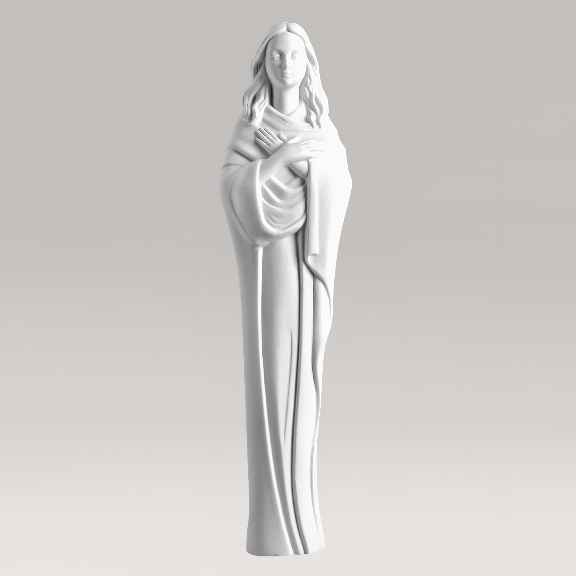 Klassische Garten Marienstatue aus Marmorguss - Maria Innocenta