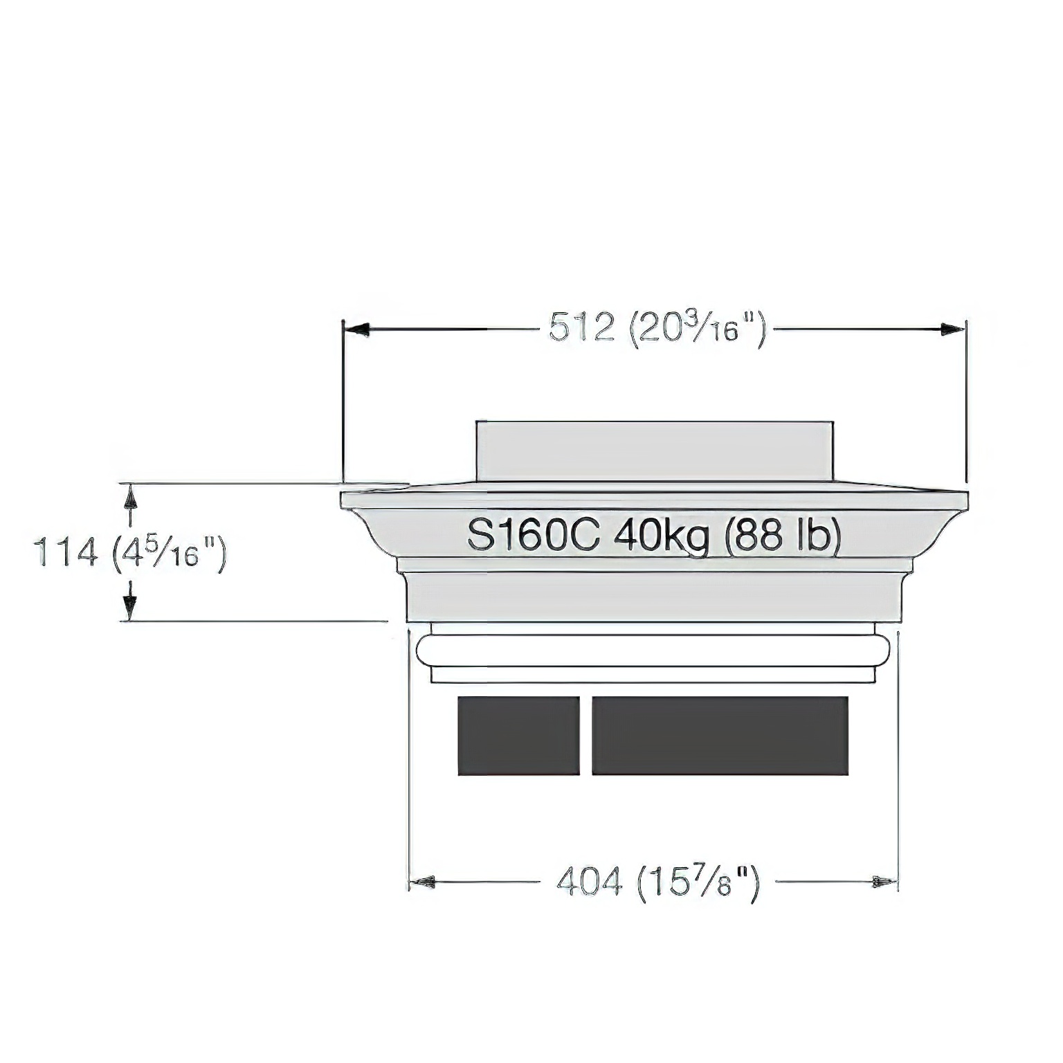 Mauer Pfeiler Abdeckung Platte - Gourdon / Sand
