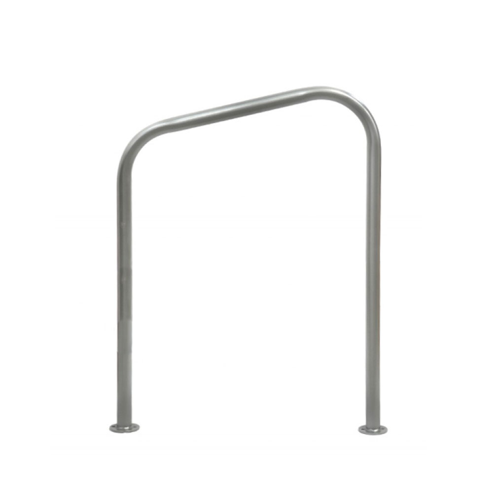 Moderner Fahrradanlehnbügel aus Metall für Kommunen - Stjarna / Grün