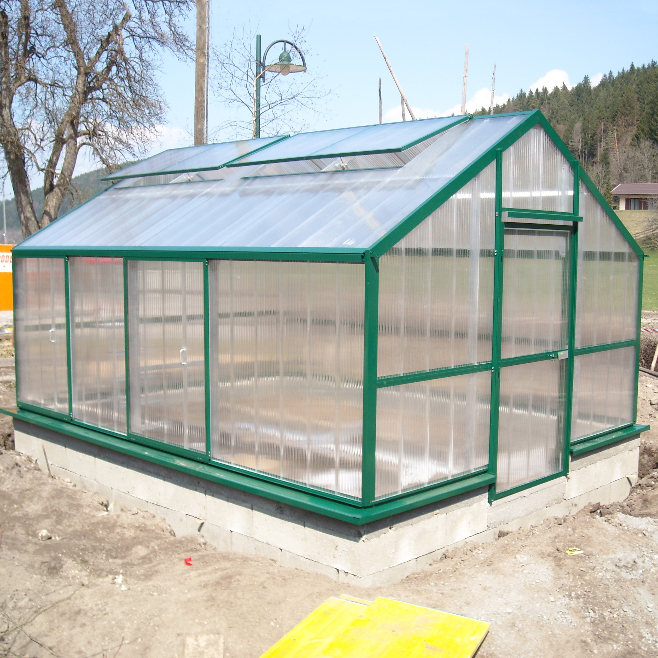 Klassisches Gewächshaus nach Maß - Aluminium & Acrylglas - langlebig - Waikele