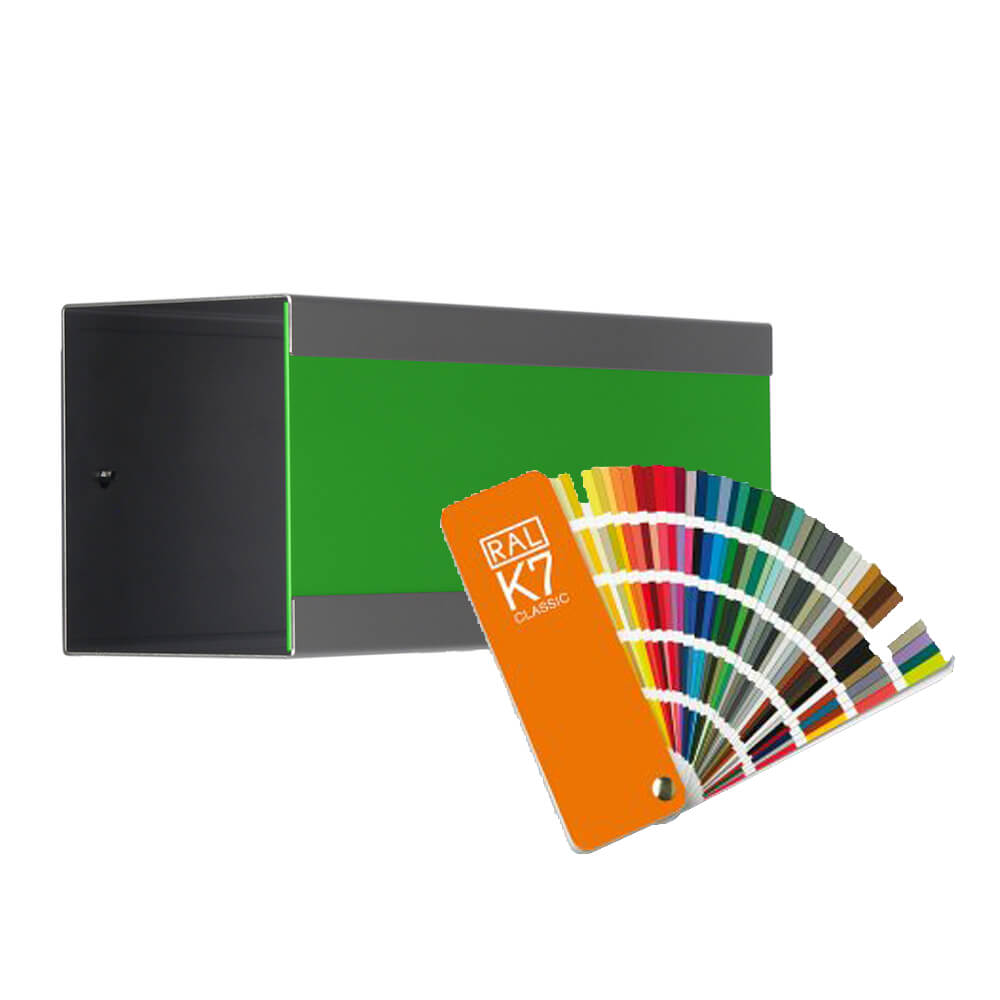 Edelstahl Design Zeitungsrolle in Wunschfarbe - Aiolos