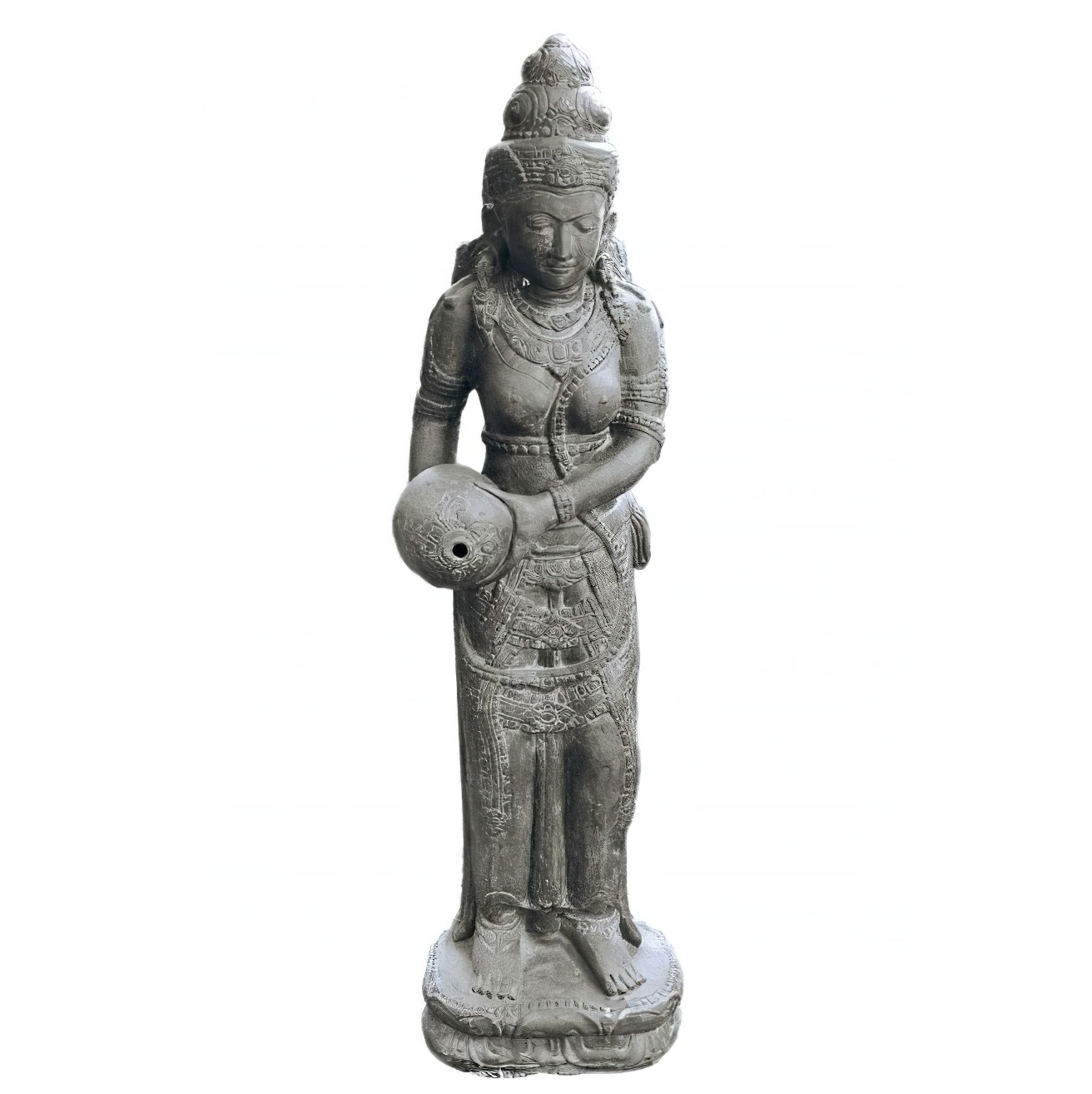 Dewi Sri Gartenfigur als Wasserspiel - Sumana