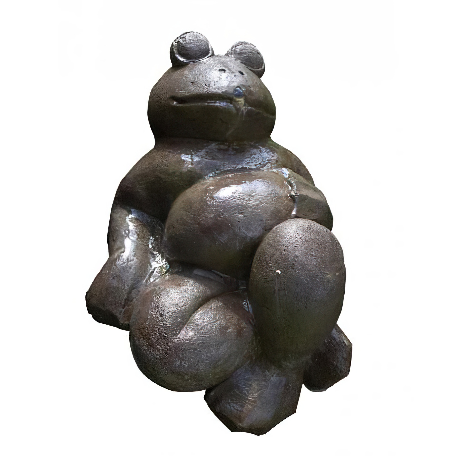 Lustiger Frosch als Wasserpeier - Susumo