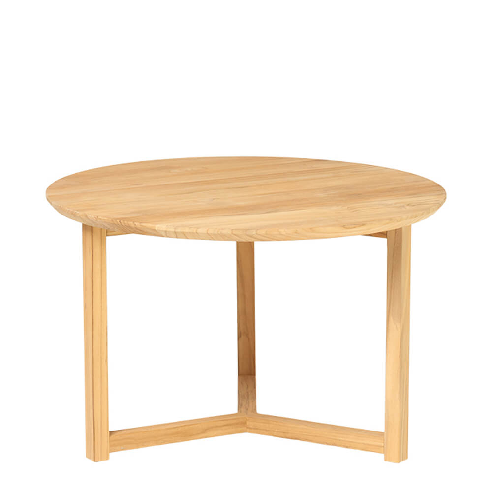 Schöner runder Gartentisch aus Teakholz - Abigail Kaffeetisch