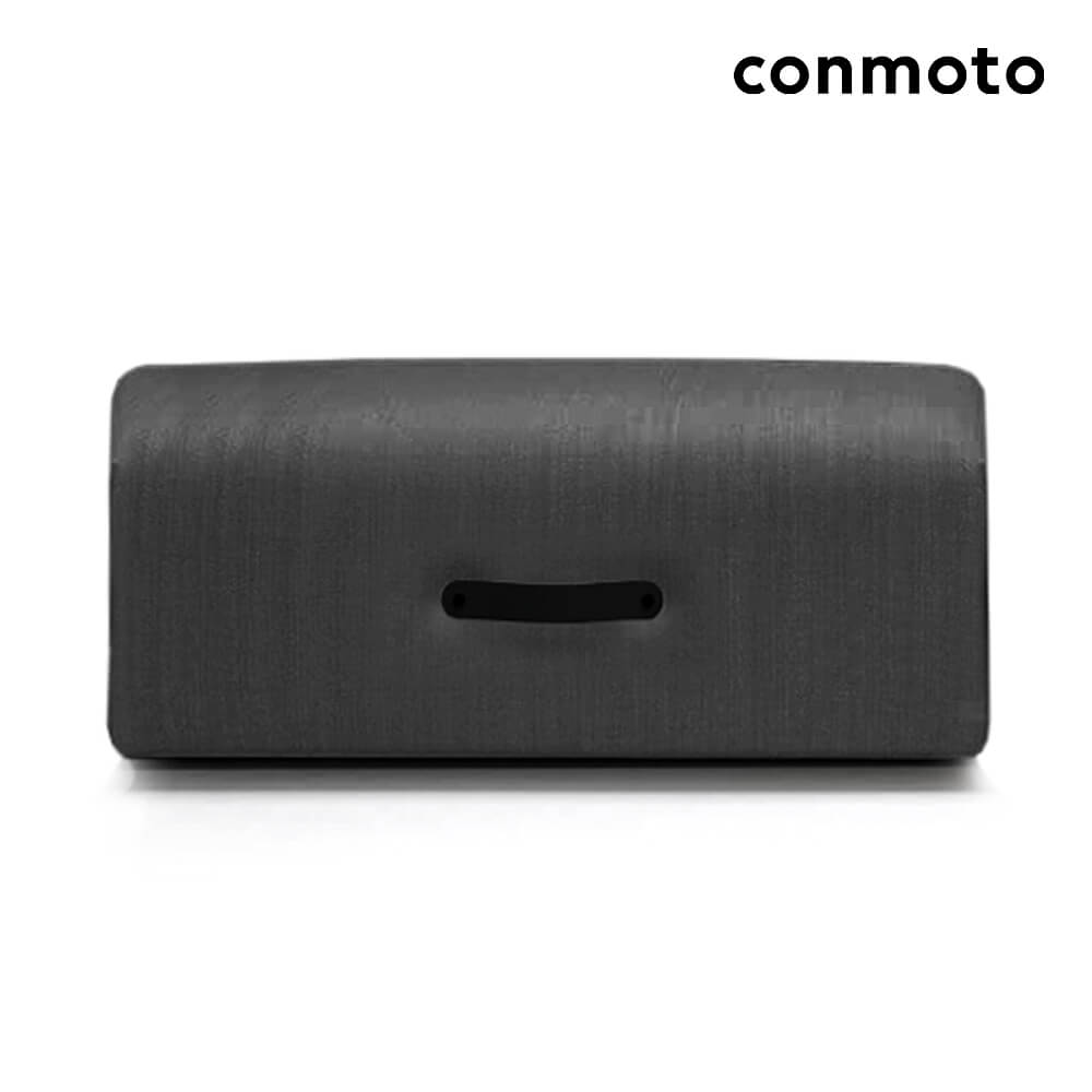 Moderner Garten Loungehocker aus Sunbrella - Miami Hocker / Anthrazit / mit Abdeckhaube