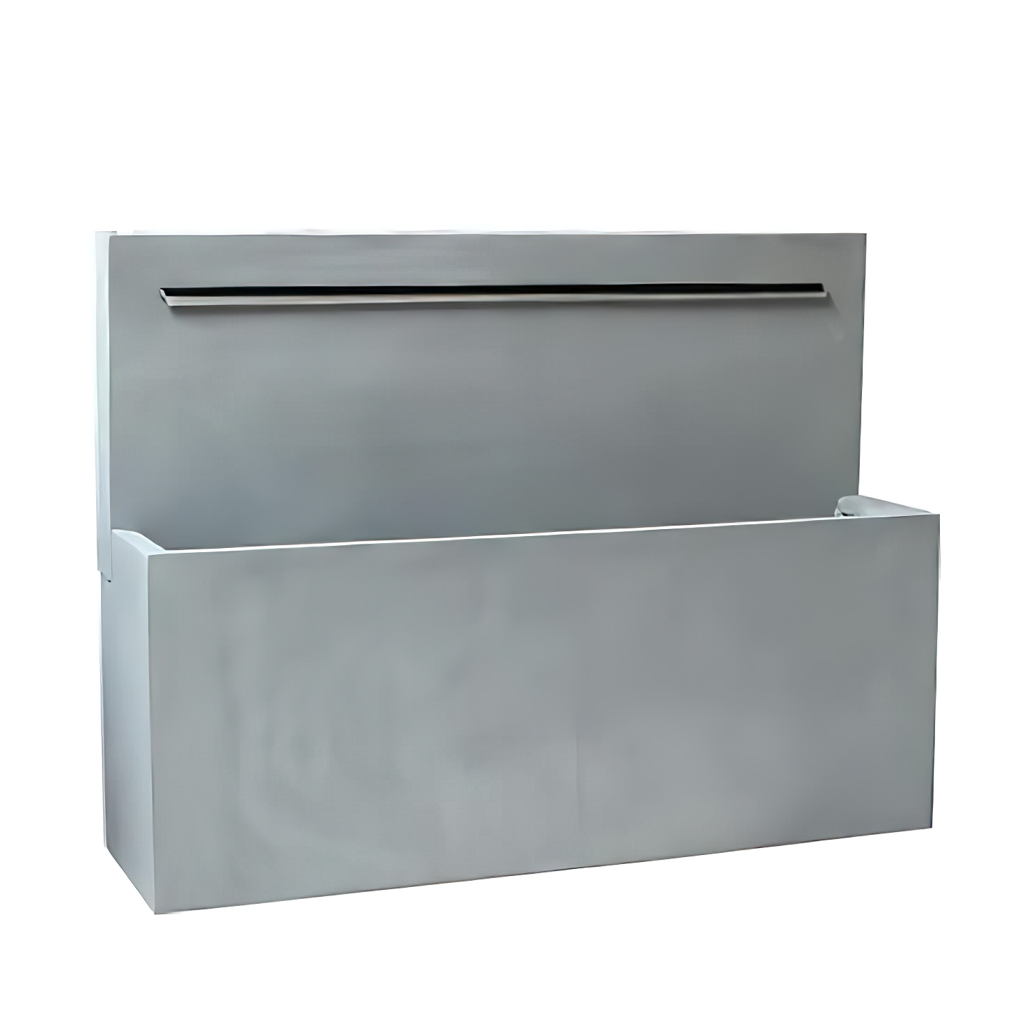 Großer Wandbrunnen aus Polystone in Zement Optik - Jumati