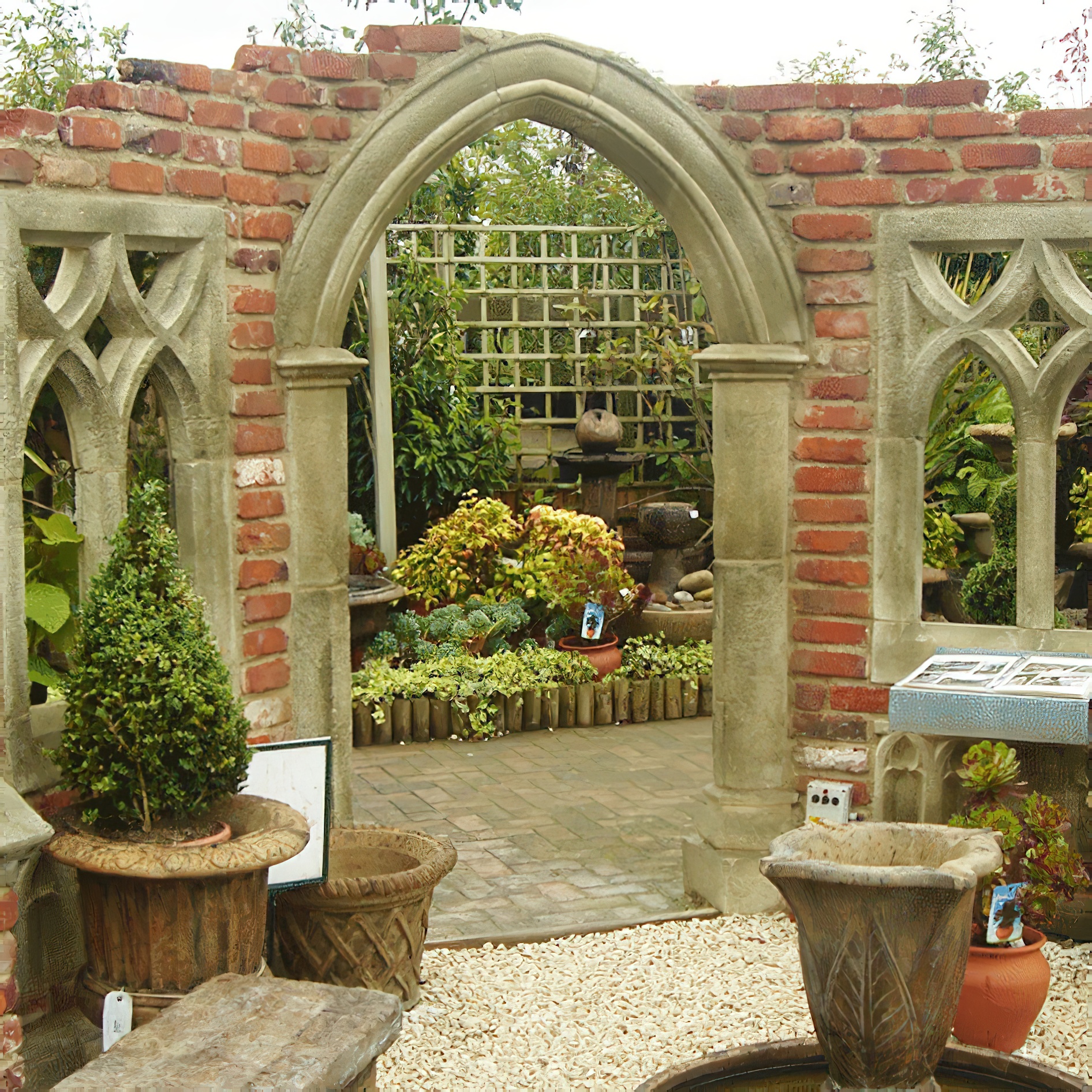 Gothic Folly Garten Ruine - Exbury Church