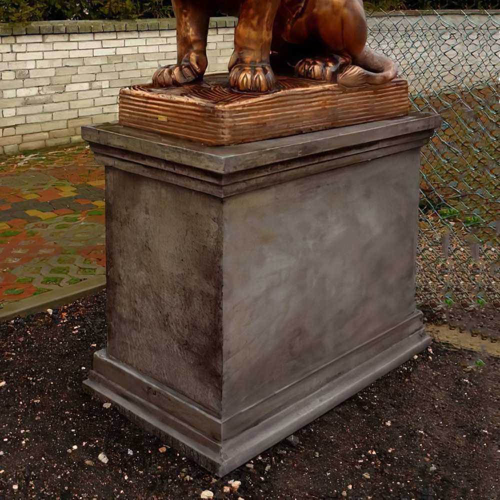 Großes Steinpodest für den Garten - eckig - Arturo / Olimpia