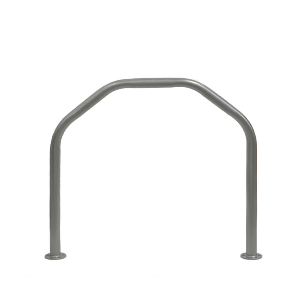 Zeitloser Fahrradanlehnbügel aus Metall für die Stadt - Svana / Grün