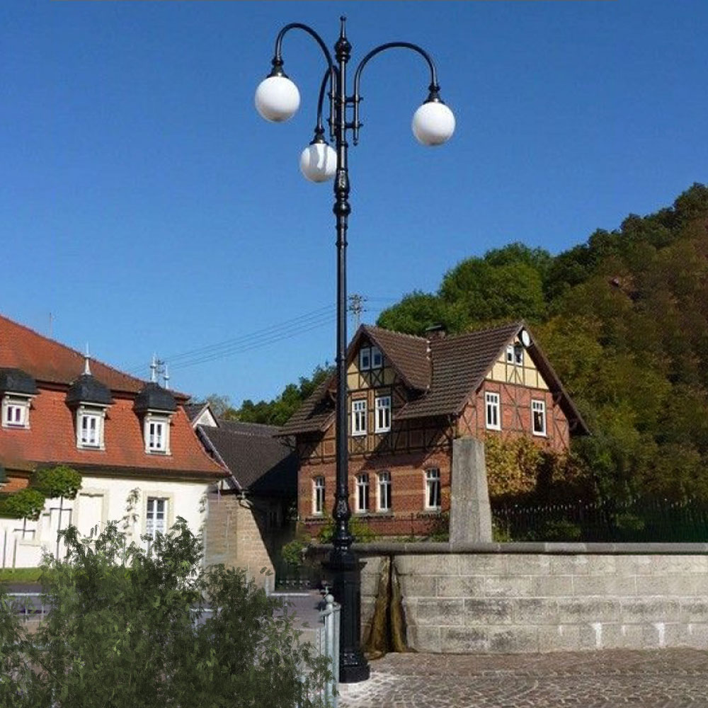 Große Parkleuchte aus Gusseisen zur Stadt-Gestaltung - Caja