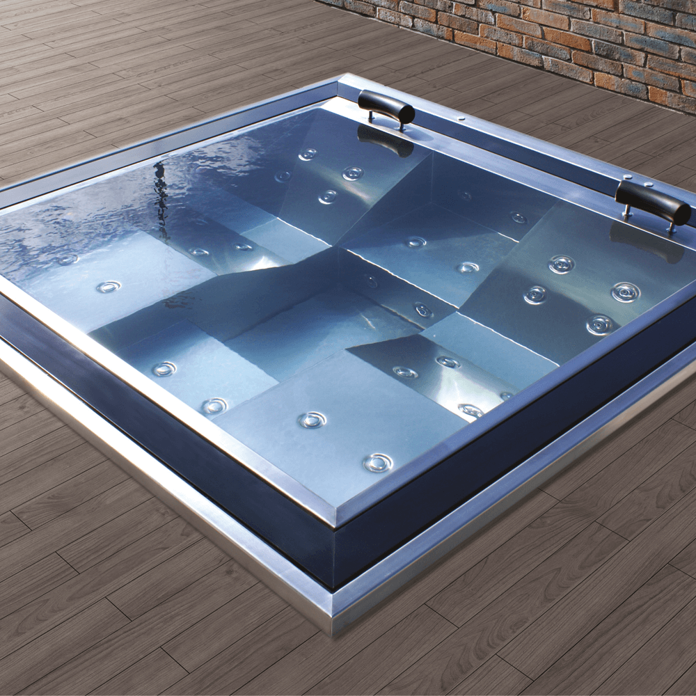 4-Sitzer Inground Whirlpool für den Garten oder die Terrasse - Tefna / ohne Filter- und Pumpsystem