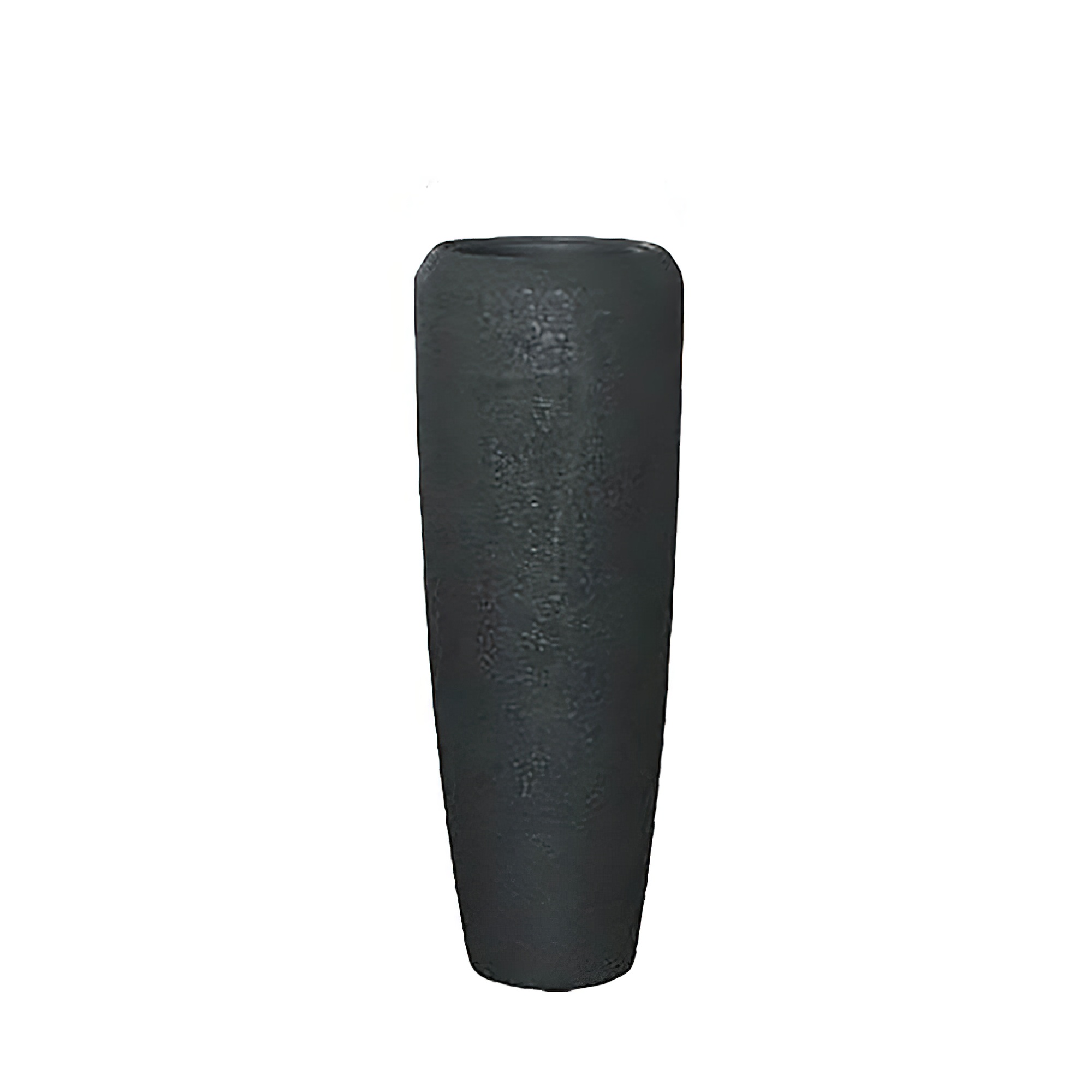 XXL Pflanzvase aus Polystone - Schwarz - Mit Einsatz - Lindiwe / 97x34cm (HxDm) / ohne Wasserstandsanzeiger