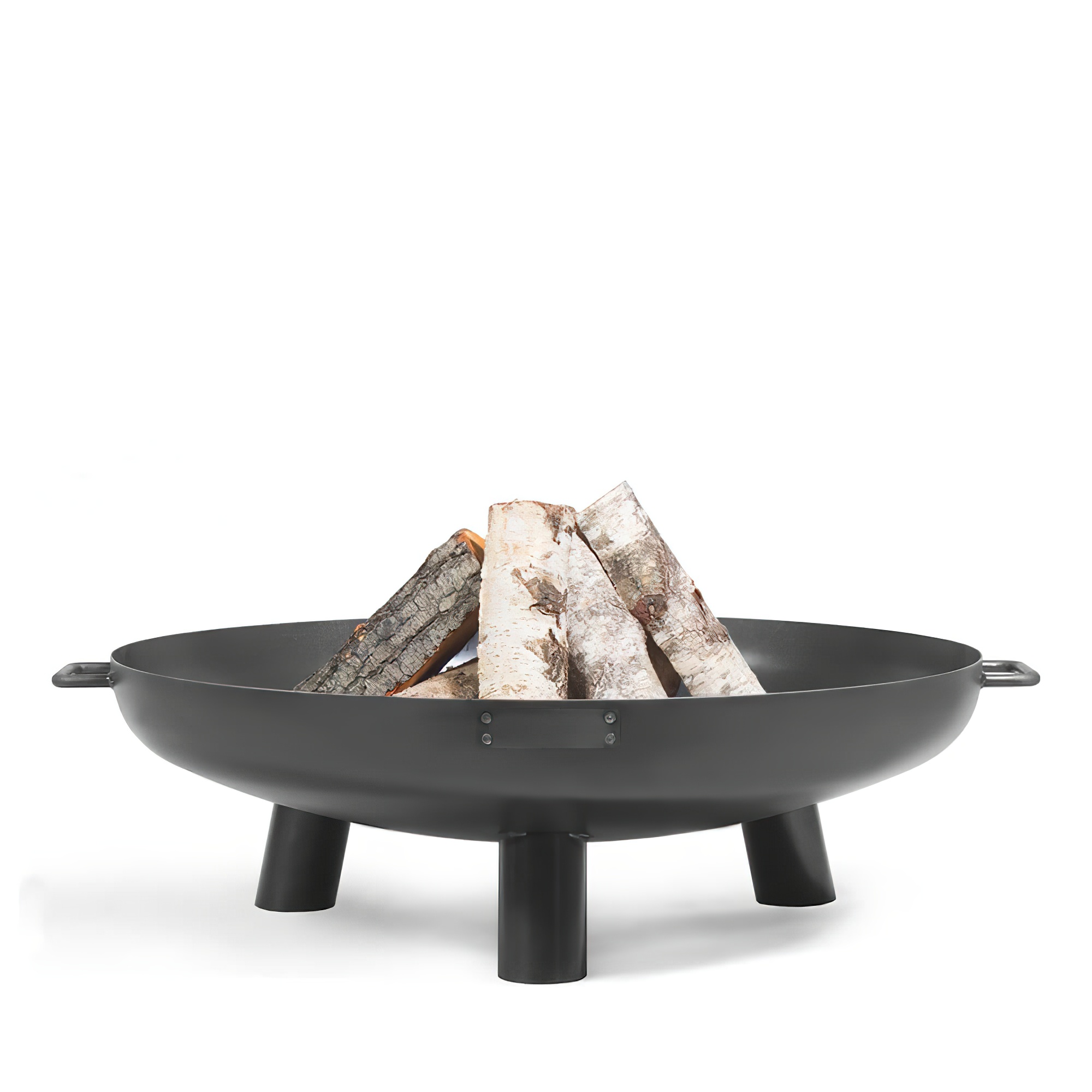 Hochwertige Feuerschale mit seitlichen Tragegriffen als Feuerstelle - Fogata Feuerschale / 60cm / ohne Abdeckung