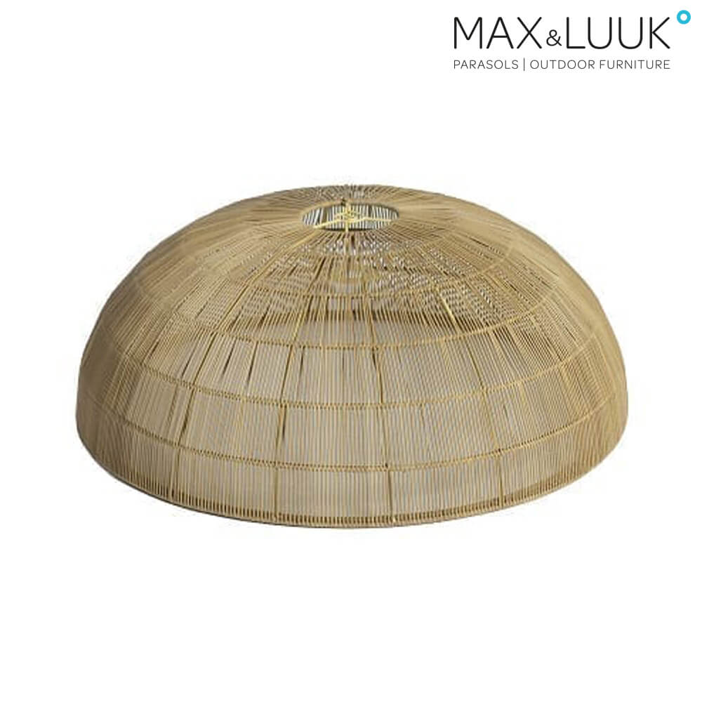Abat-jour rond tressé pour extérieur, parfait pour la décoration de jardin