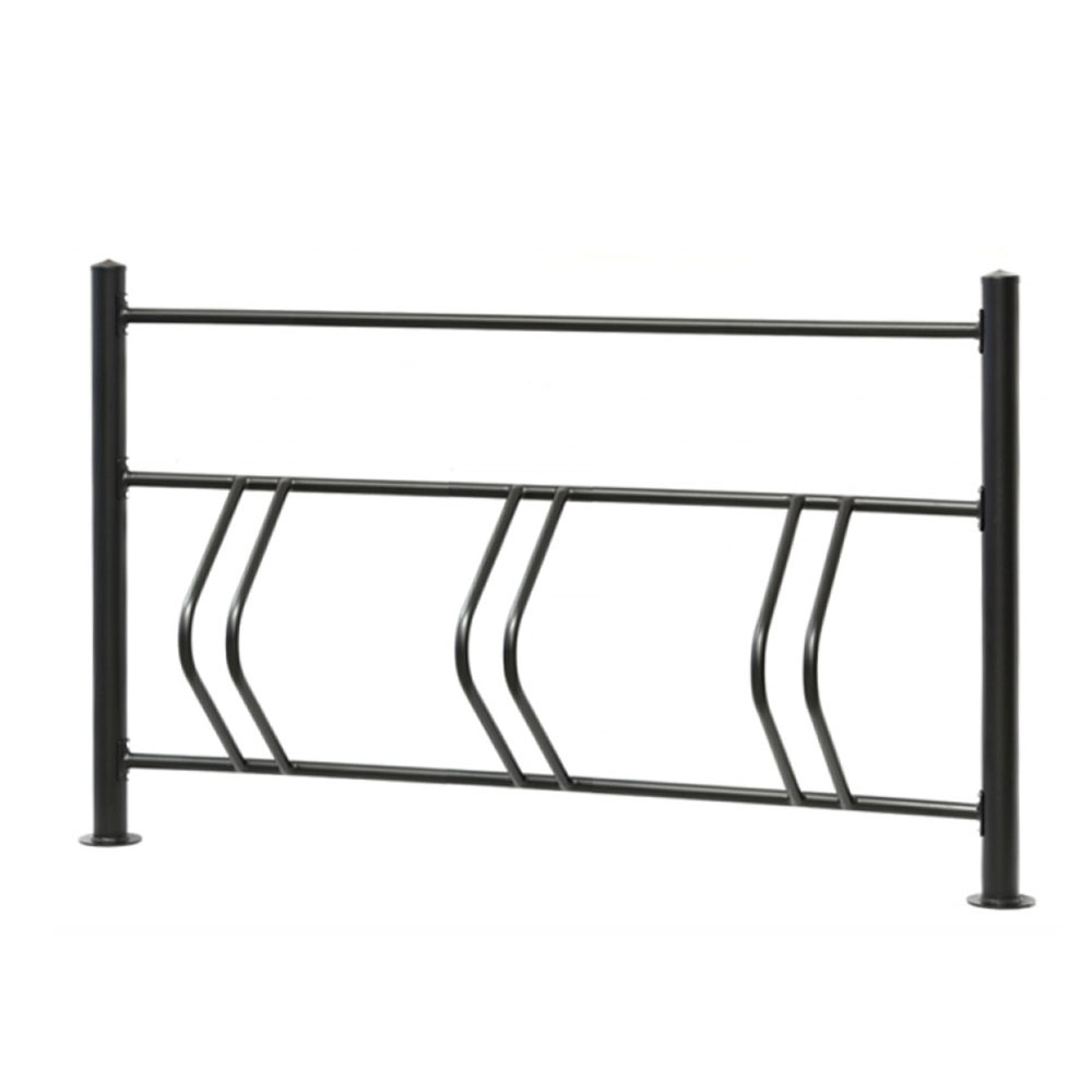 Klassischer Fahrradständer aus Metall zur Stadtgestaltung  - Dokka / Grün