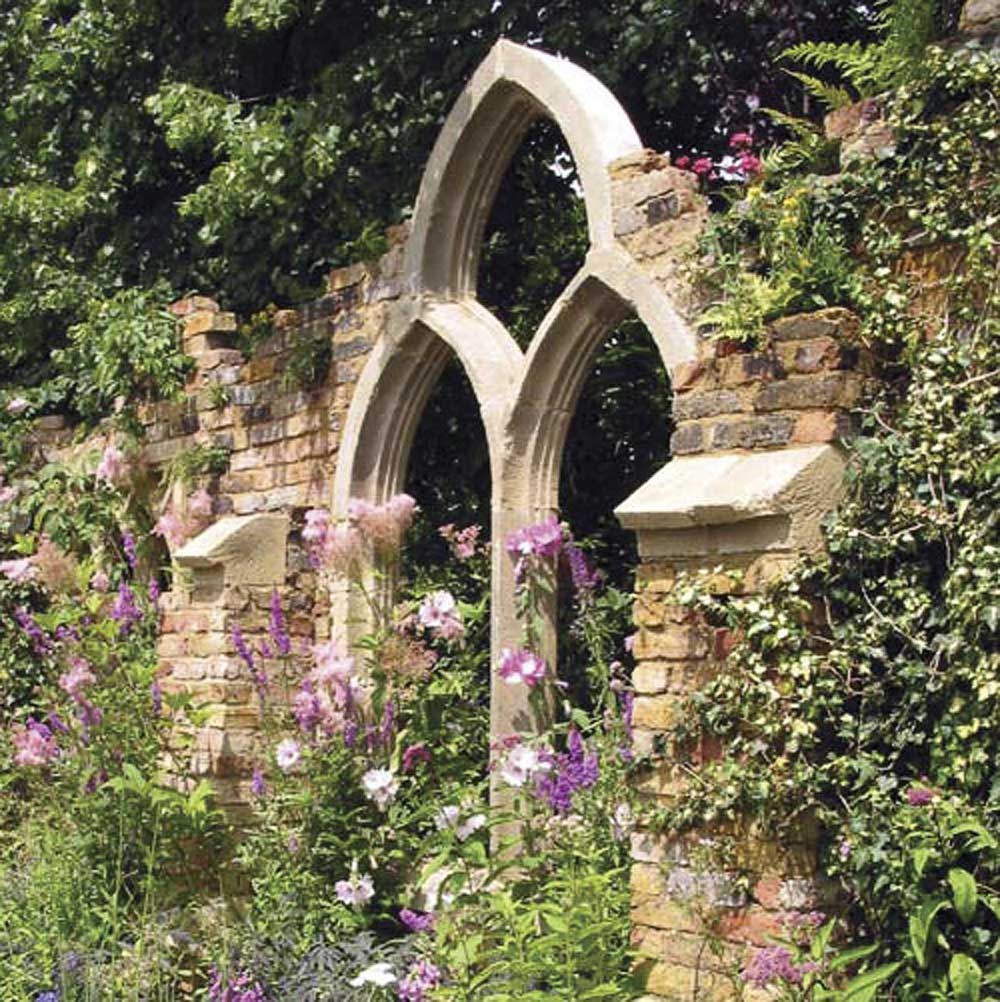 Gotisches Stein Ruinen Fenster - Oakmere