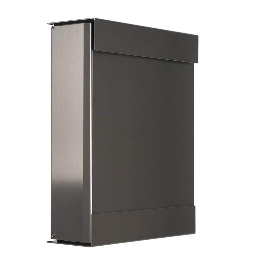 Moderner Zaunbriefkasten aus Edelstahl - Apate