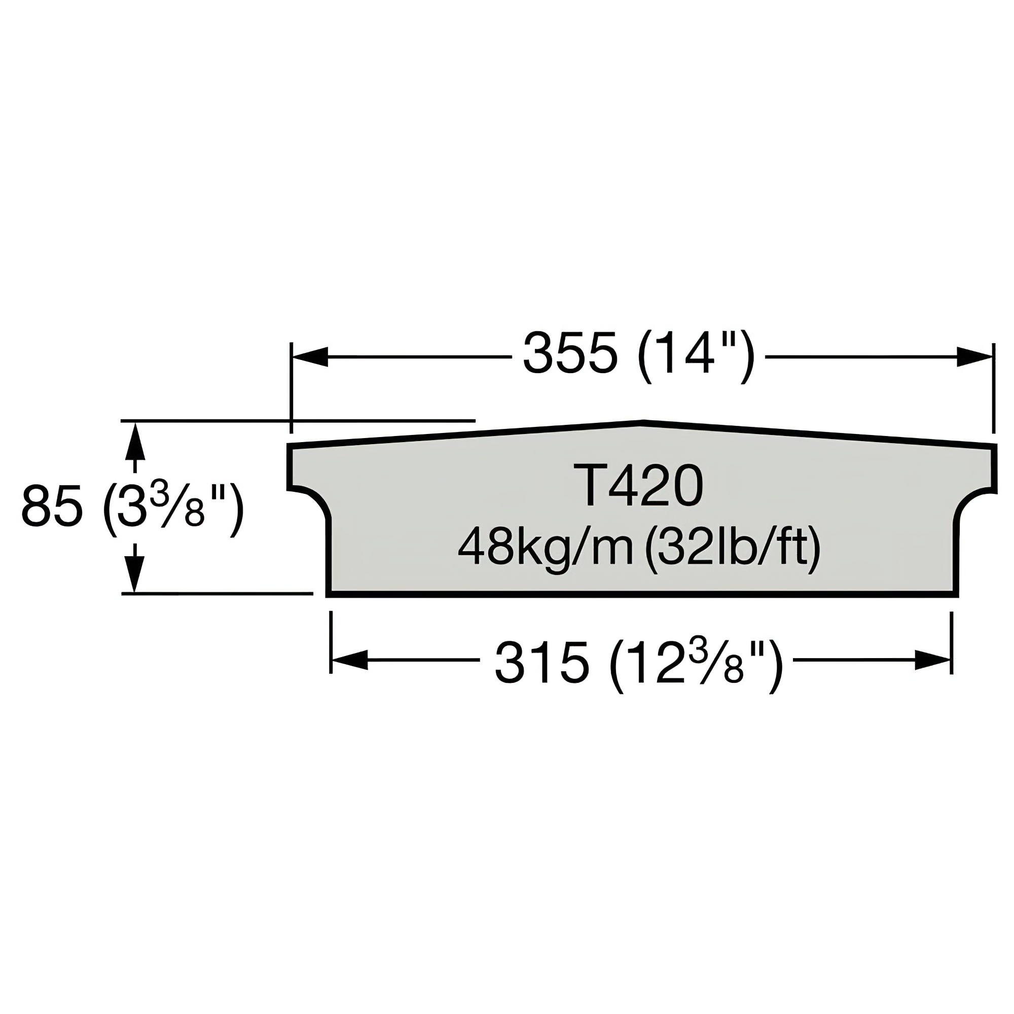 Antike Garten Mauer Abdeckplatte / Sand / 90x35,5x8,5 cm (LxBxH)