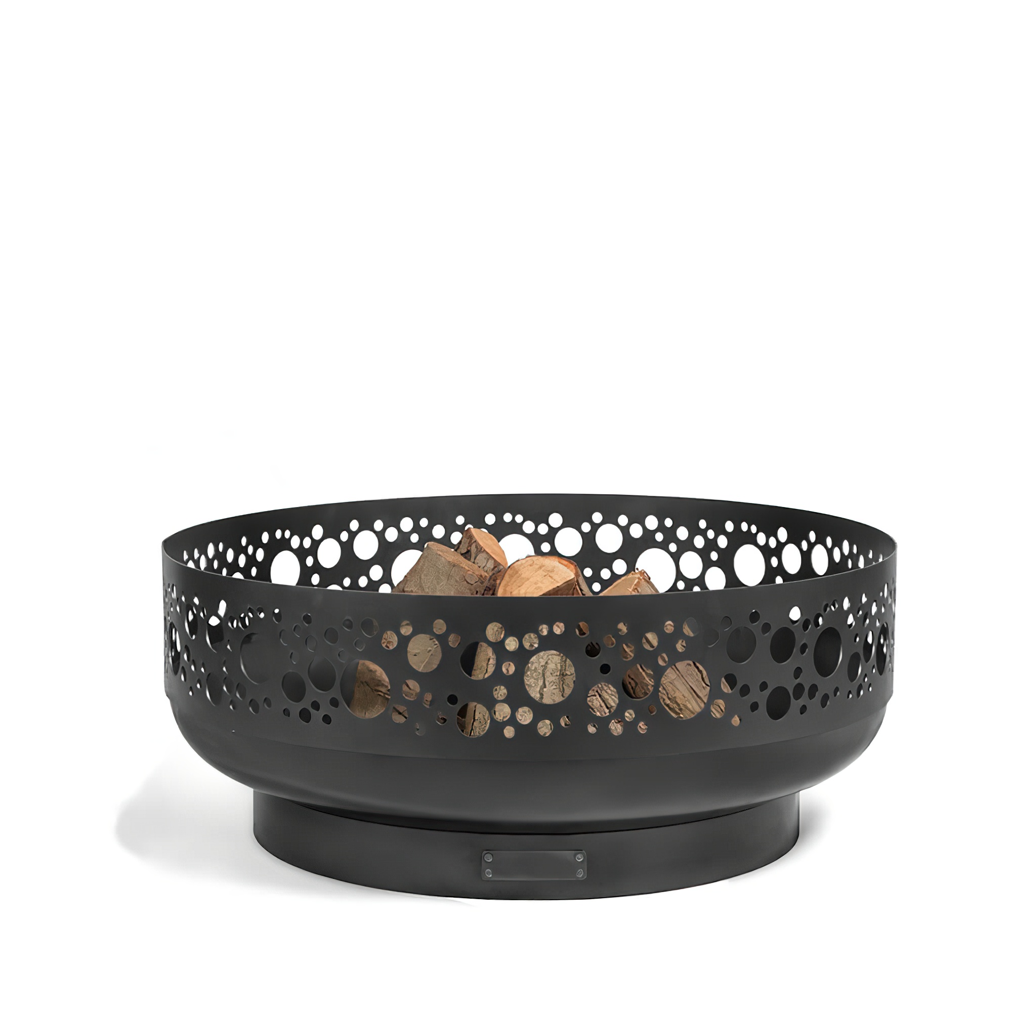 Dekorative Feuerschale - Feuerstelle für Garten oder Terrasse - Motiv Punkte  - Pantoi Feuerschale