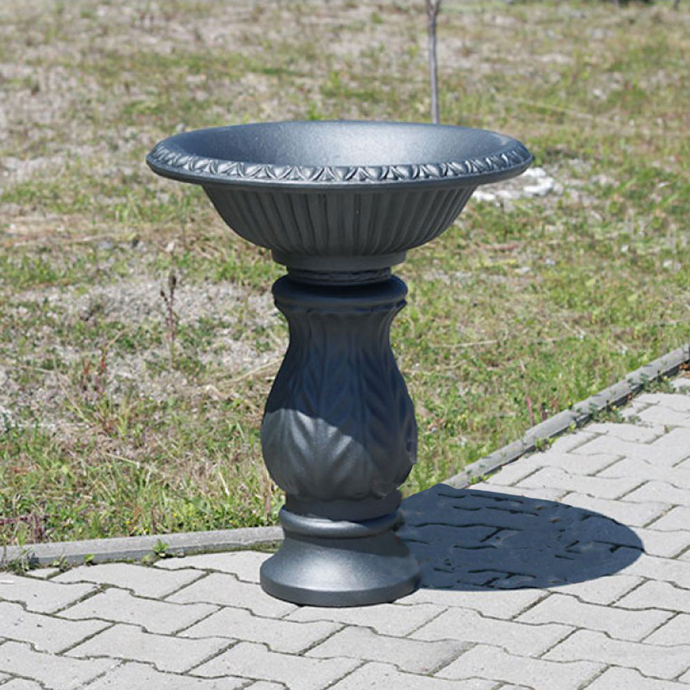 Zeitlose Gartenamphore aus Gusseisen - Ideal zur Stadtgestaltung - Inga / Grün