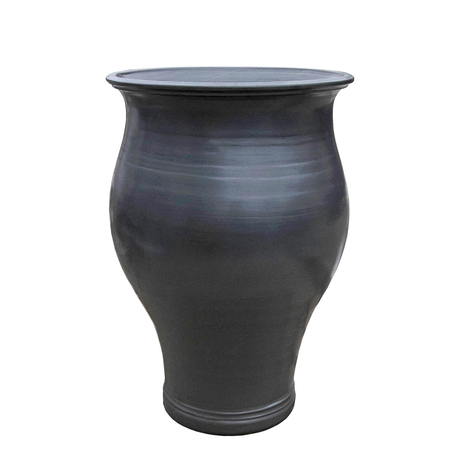 XXL Blumenkübel in eleganter Form - Anthrazit - Rund - Fabulosa Niger