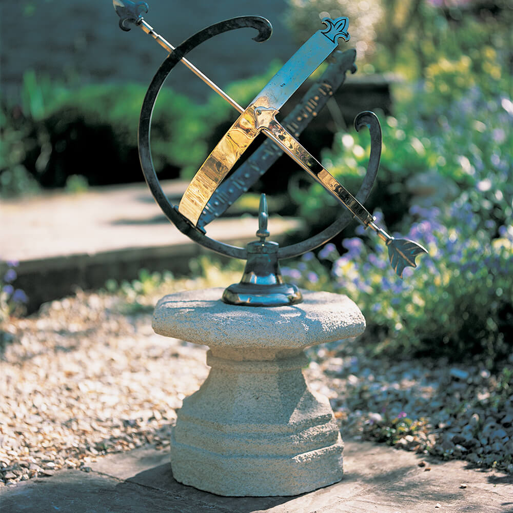 Stilvolle Deko Sonnenuhr aus Messing - Yorkshire