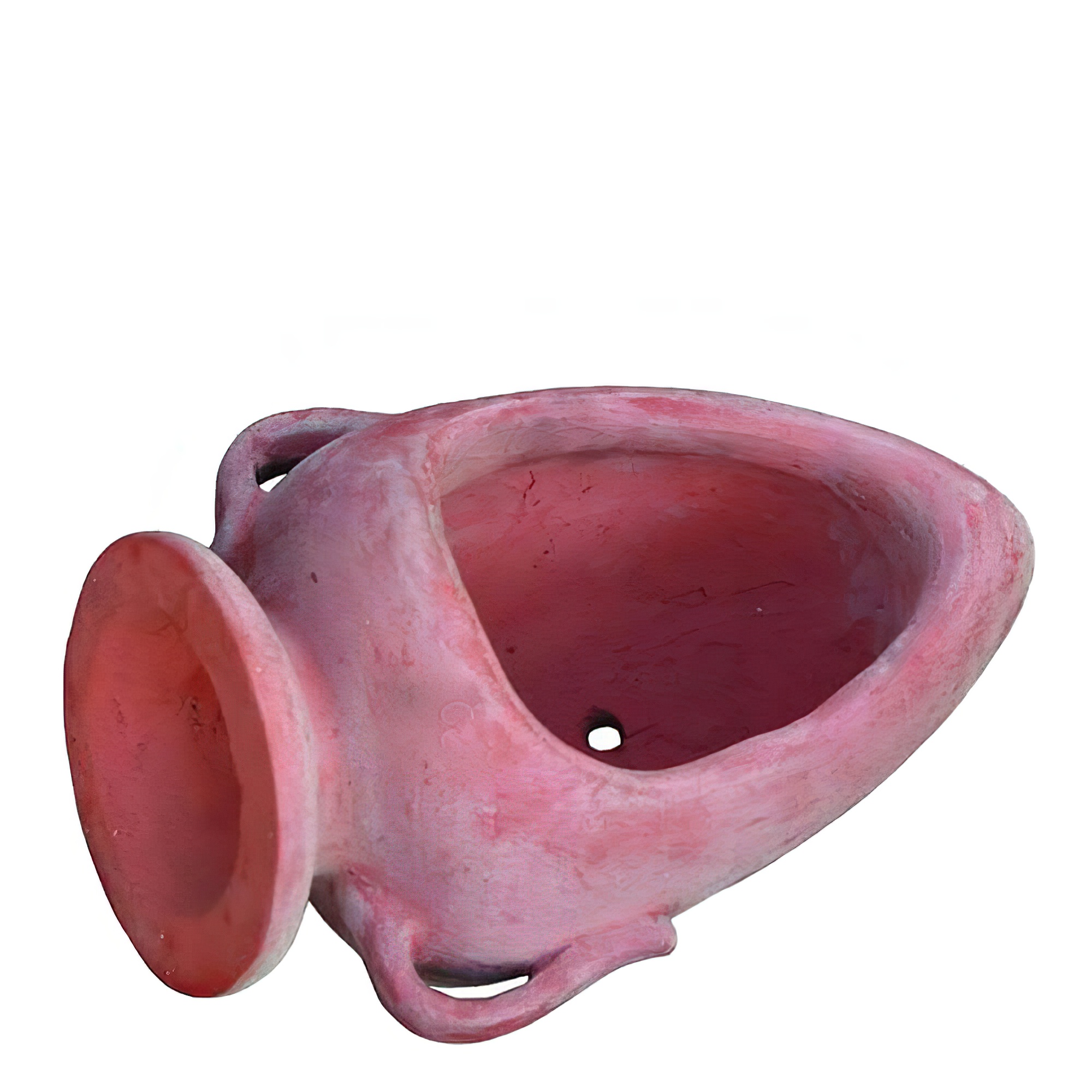 Schöne Gartenamphore - Terrakotta - liegend - Emerenzia