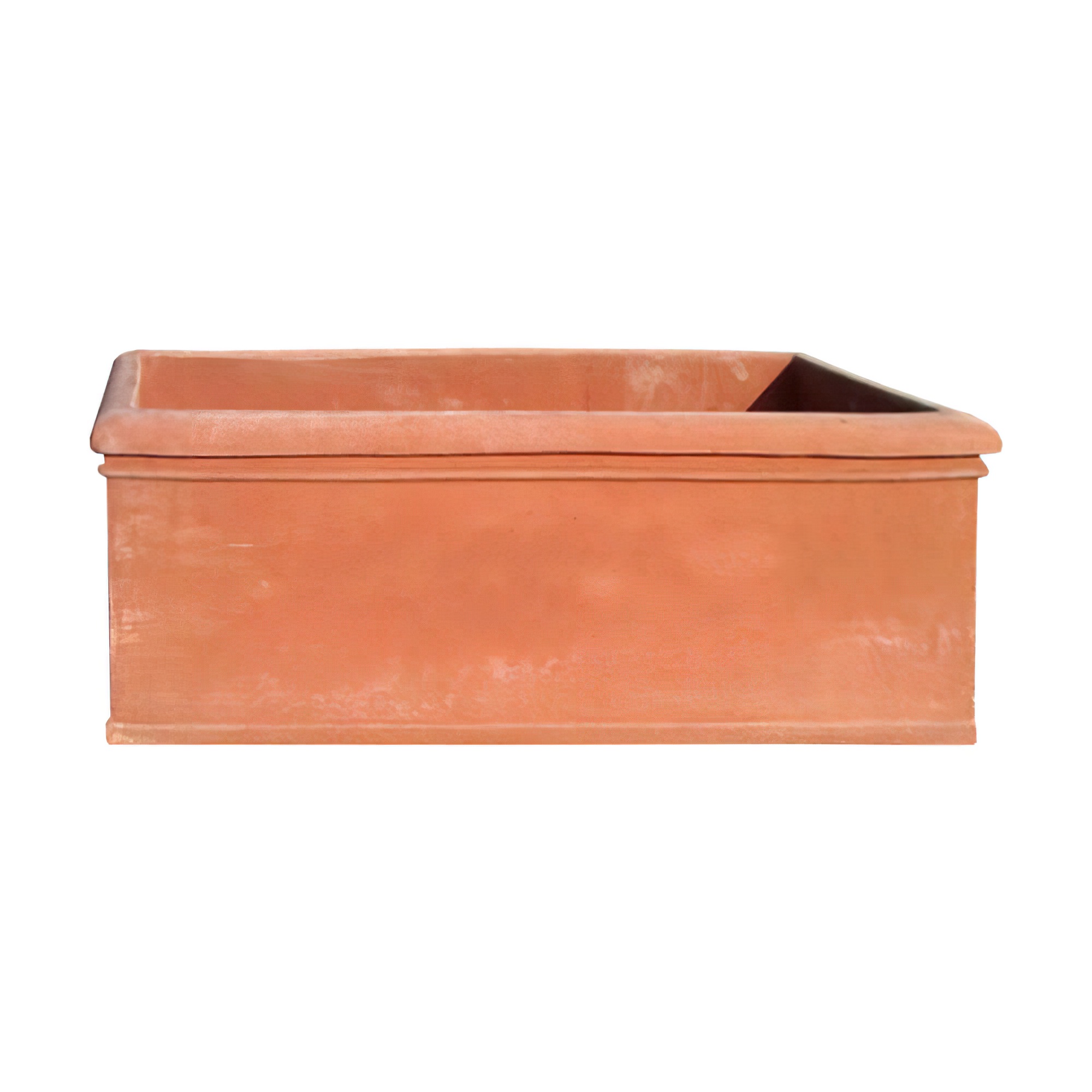 Klassischer Terrakotta Pflanztrog für den Garten - Fioriera Elio