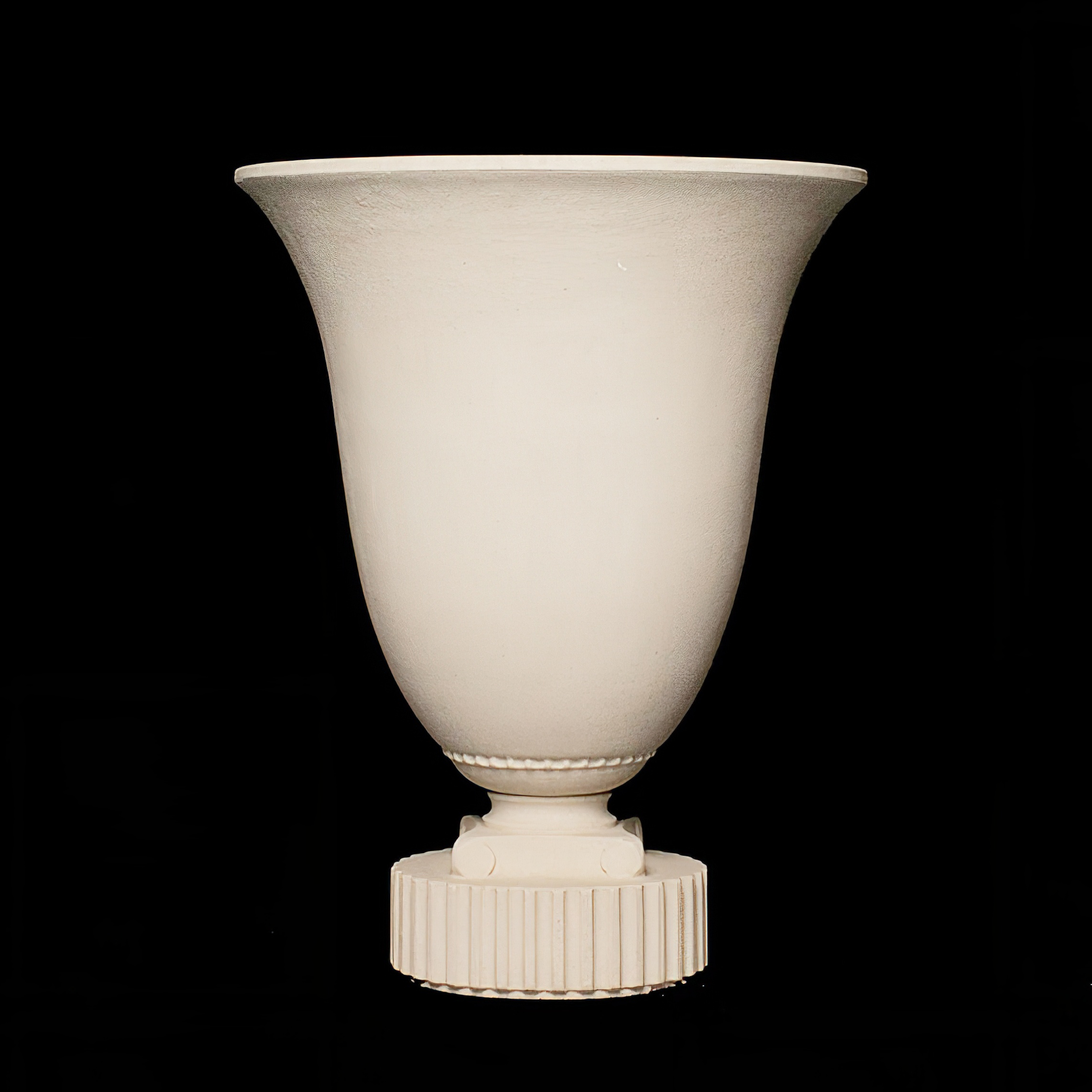 Englische Blumenvase Steinguss - Hades / Sand / 62,5x79 cm (DmxH)