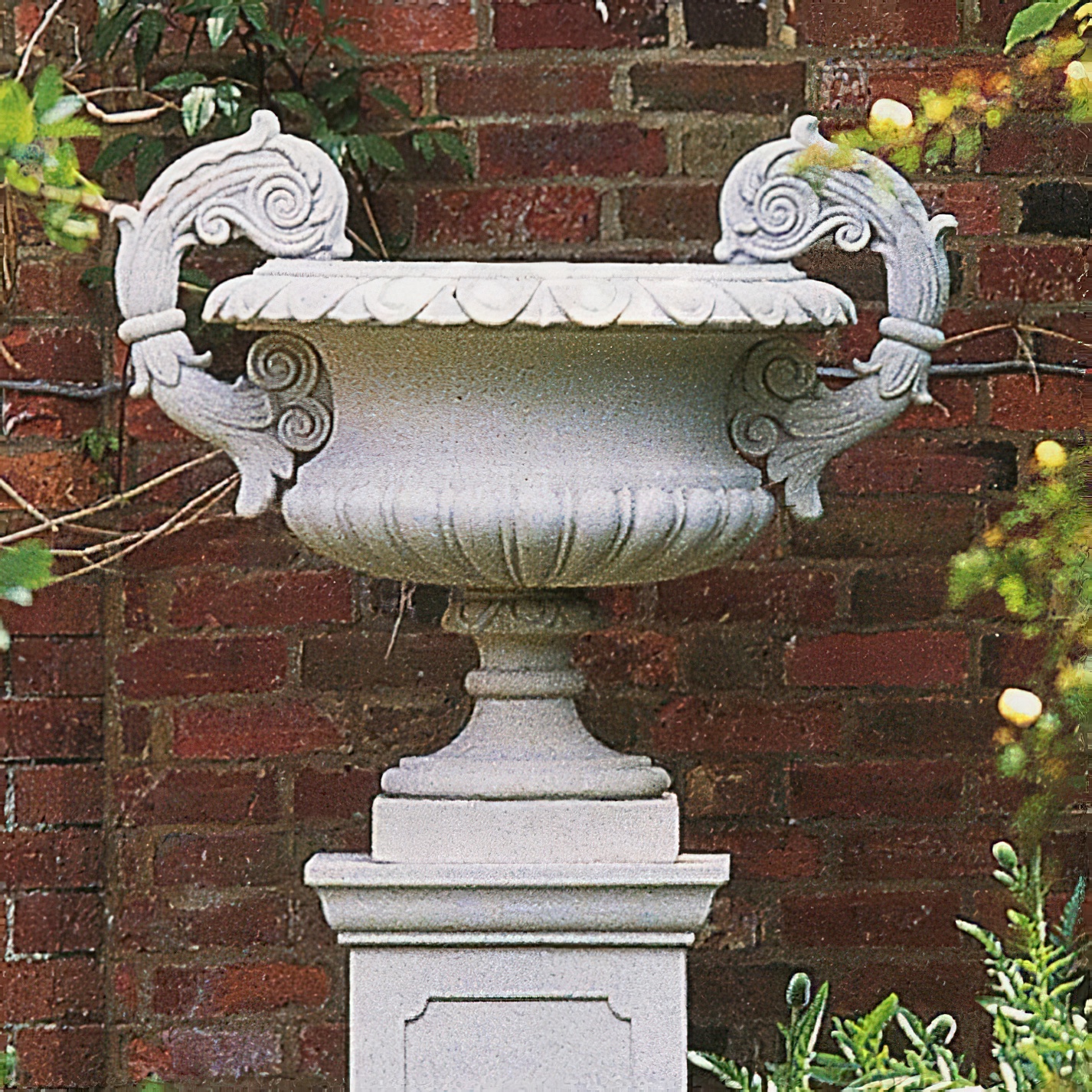 Garten Stein Gefäß antik - Norwich Castle / Sand