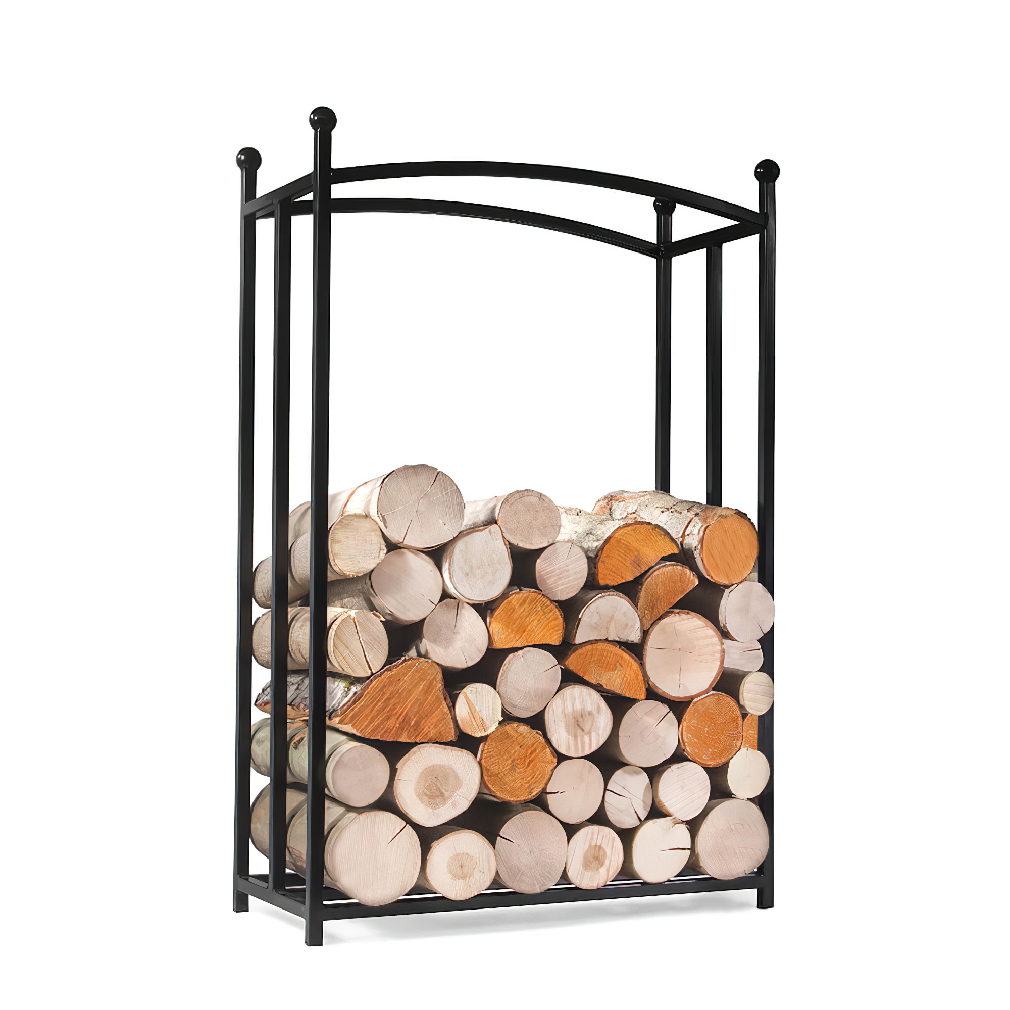 Stabiles Holzregal - stilvolle Aufbewahrung für Feuerholz - Teross Holzregal