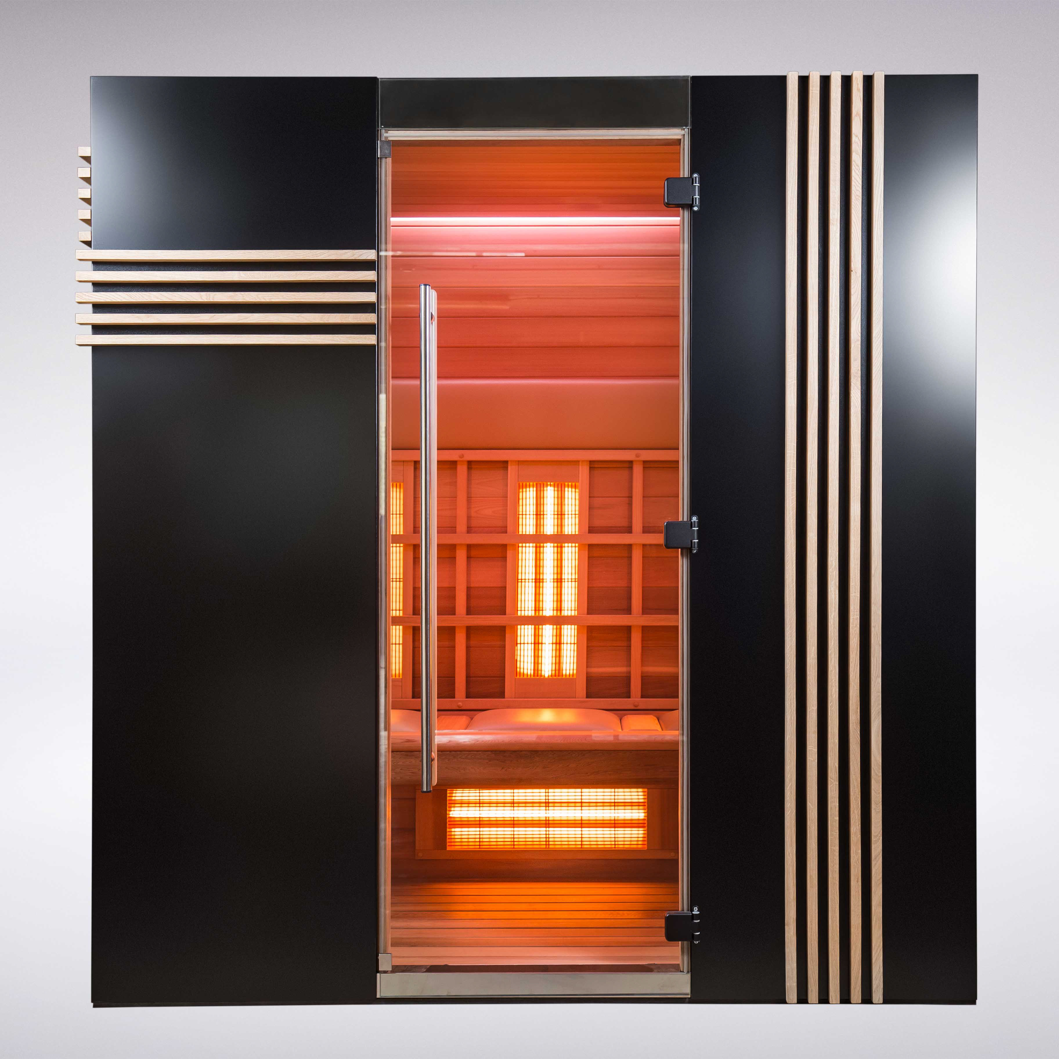 Vollausgestattete Indoor Infrarotkabine in verschiedenen Größen für zu Hause - Amany / für eine Person