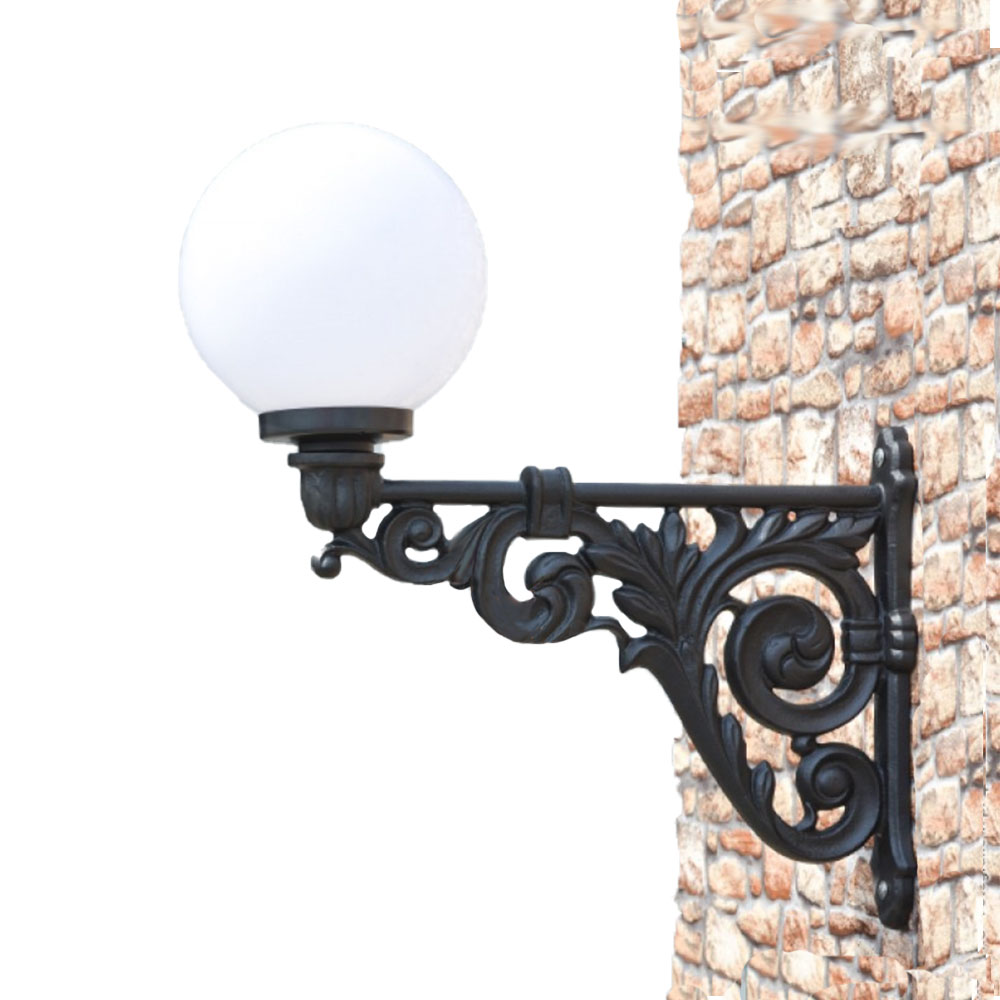 Wandlampe für draußen - Gusseisen - antik - Adelphia / Anthrazit