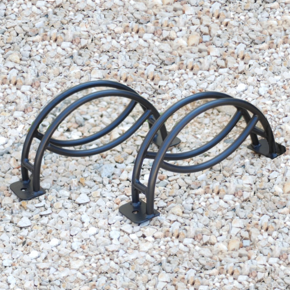 Klassischer Fahrradständer für ein Fahrrad aus Metall - Ragnara / Grün