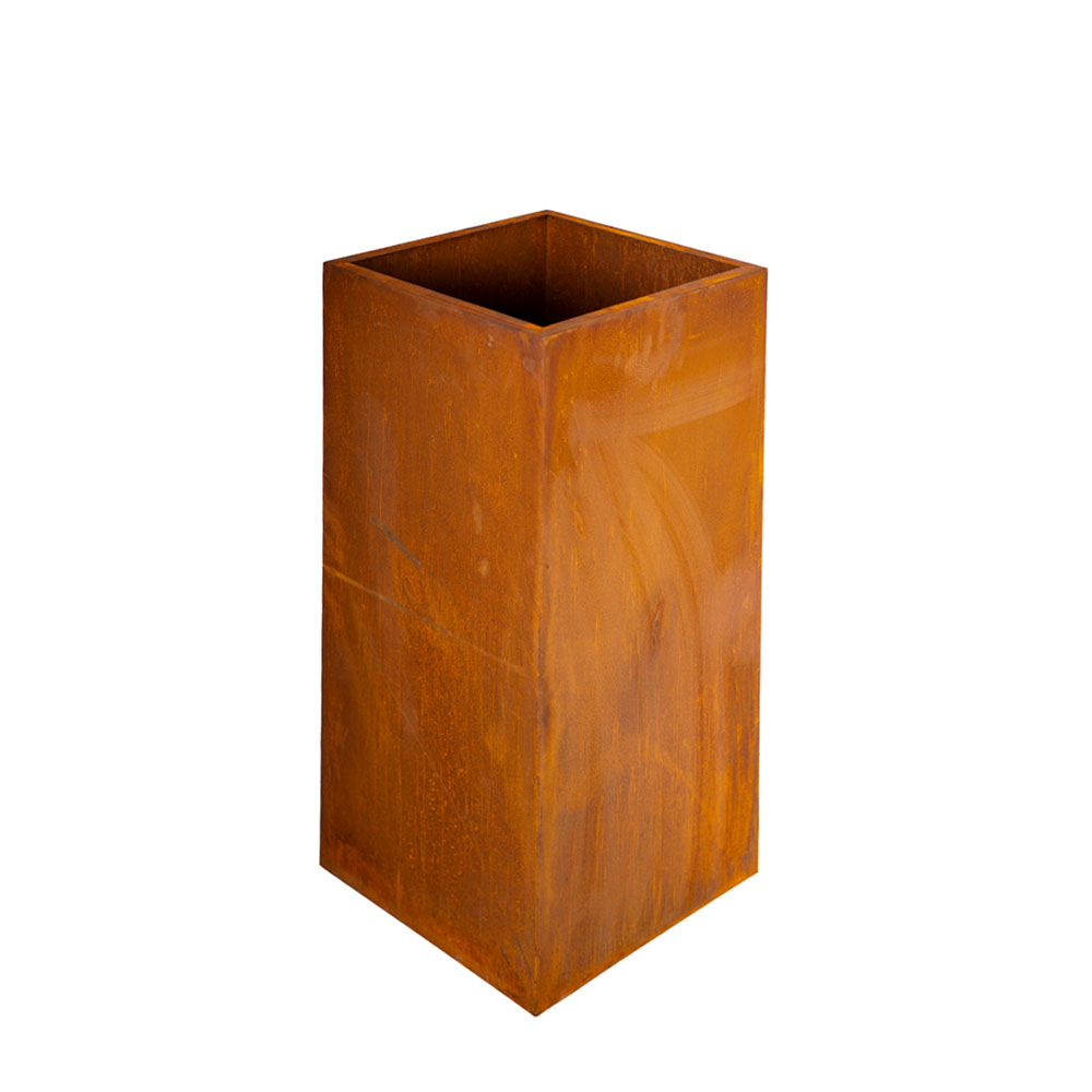 Hoher Outdoor Pflanzkasten aus Metall für stilvolle Garten- oder Terrassenbegrünung - Enrico