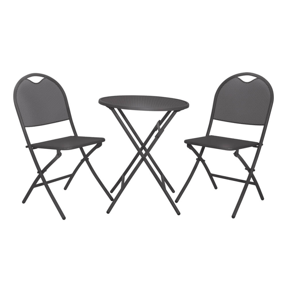 Kleines Bistroset in Anthrazit für 2 Personen - Kaffeeset Plero