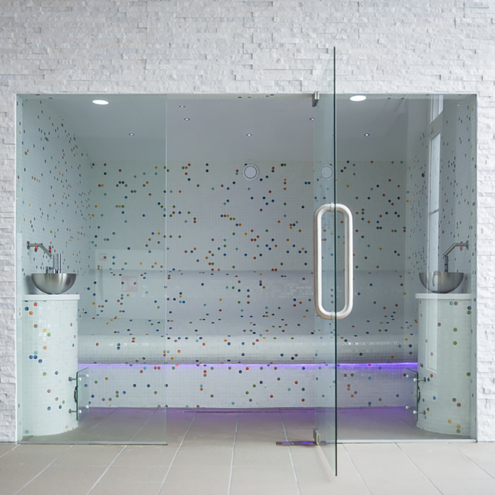 Belebendes Hammam aus Mosaiksteinen für den Innenraum mit vier Plätzen - Yasmin